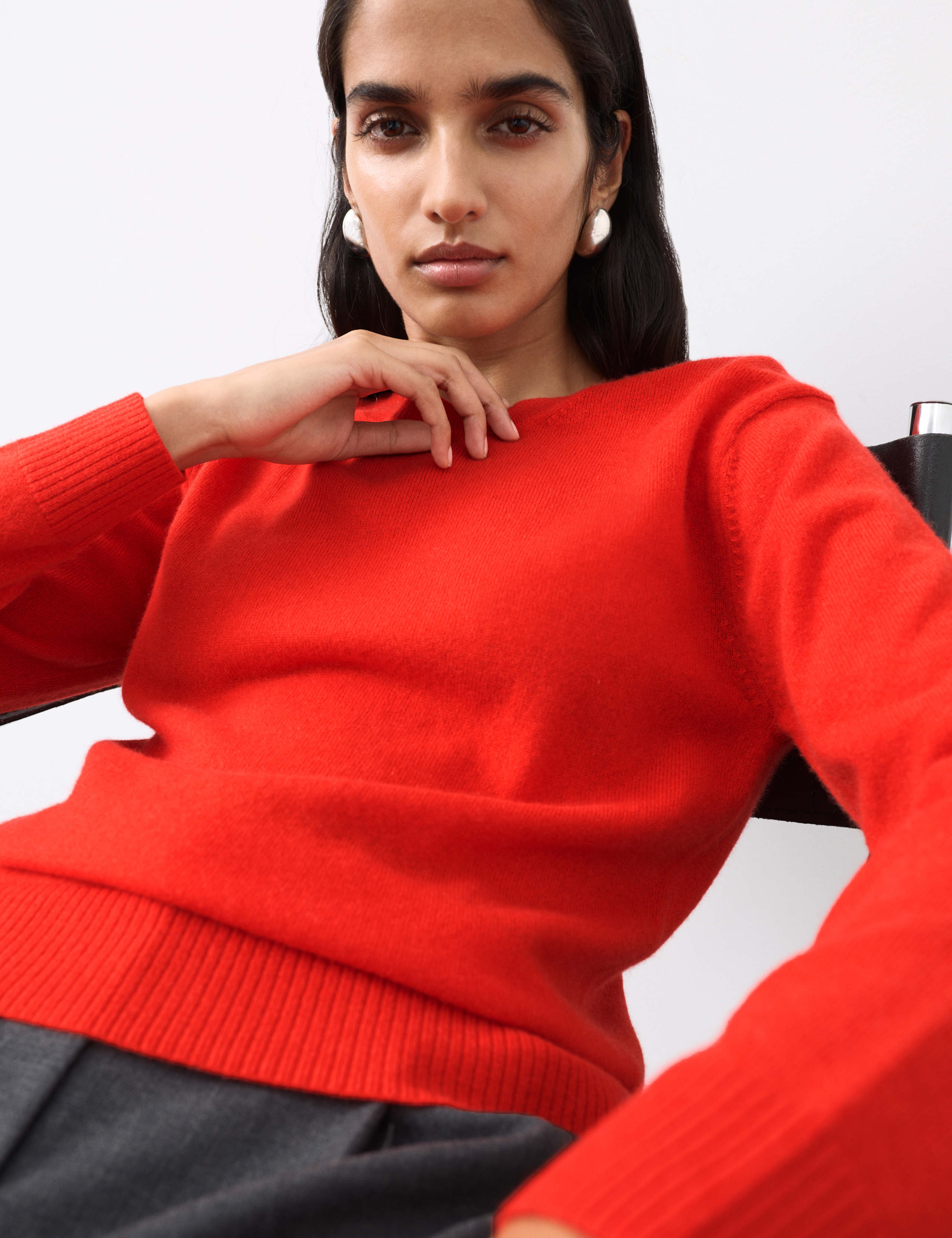 Pure Cashmere Crew Neck Jumper 1 of 4