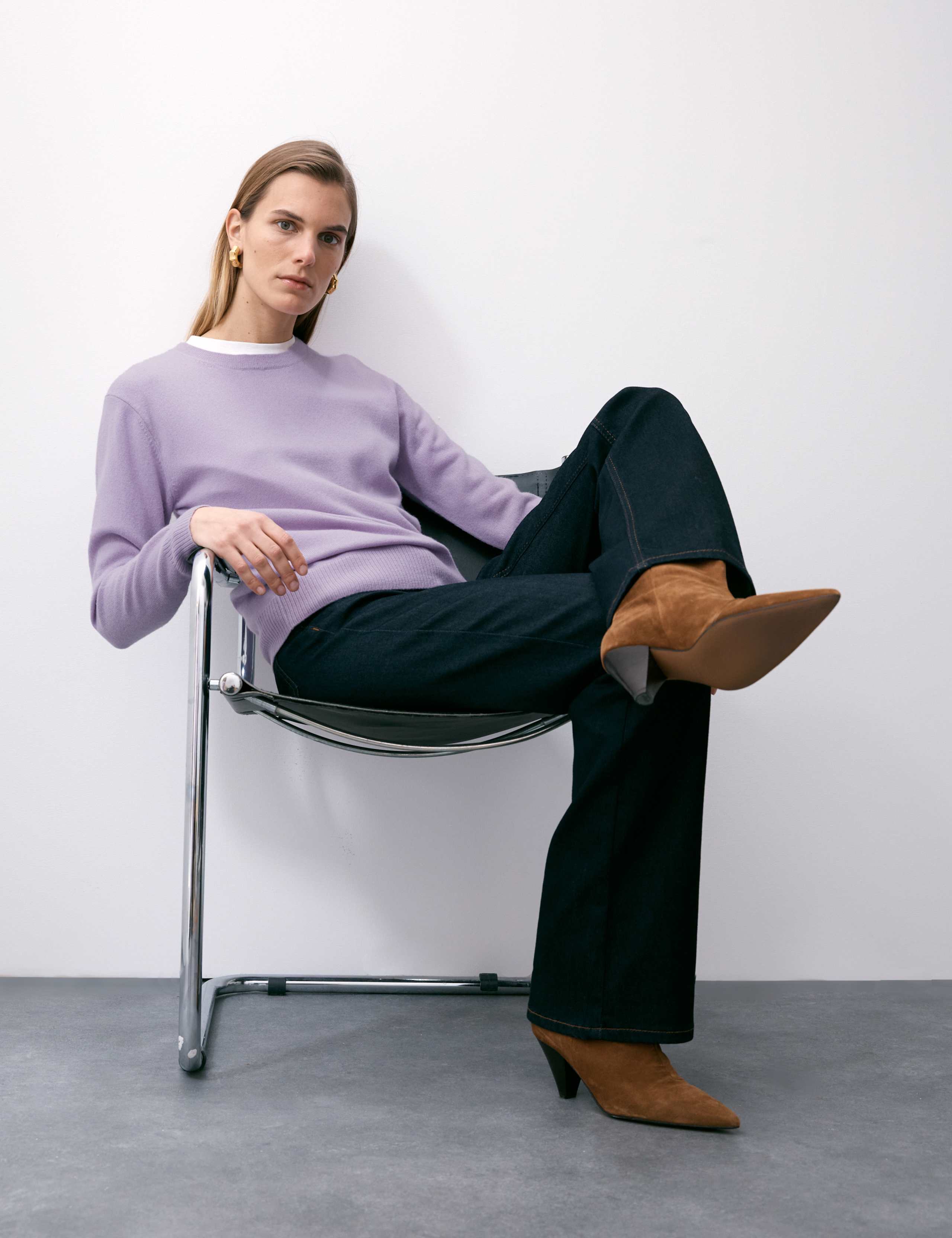 Pure Cashmere Crew Neck Jumper 3 of 8