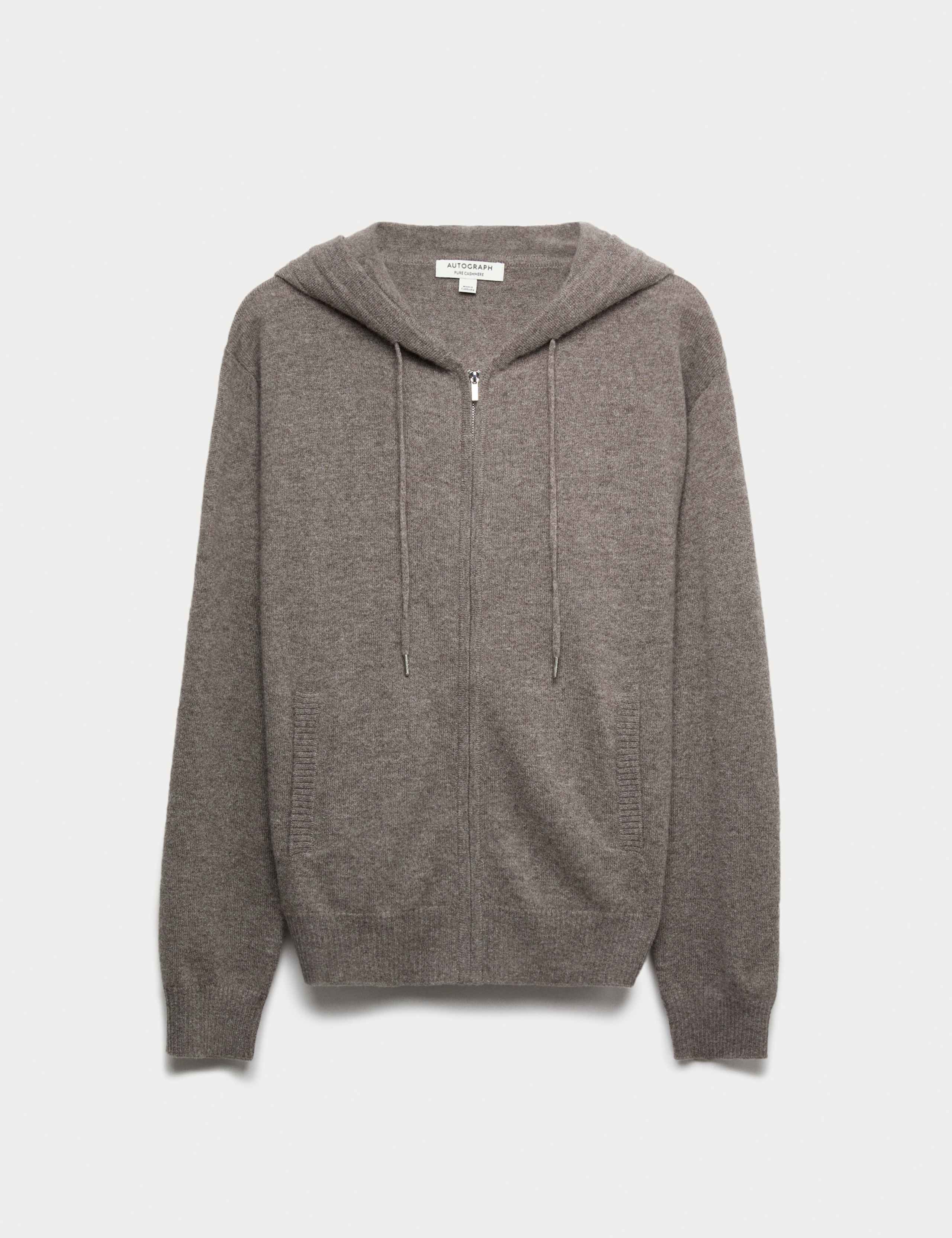 Pure Cashmere Zip Up Hoodie 2 of 6