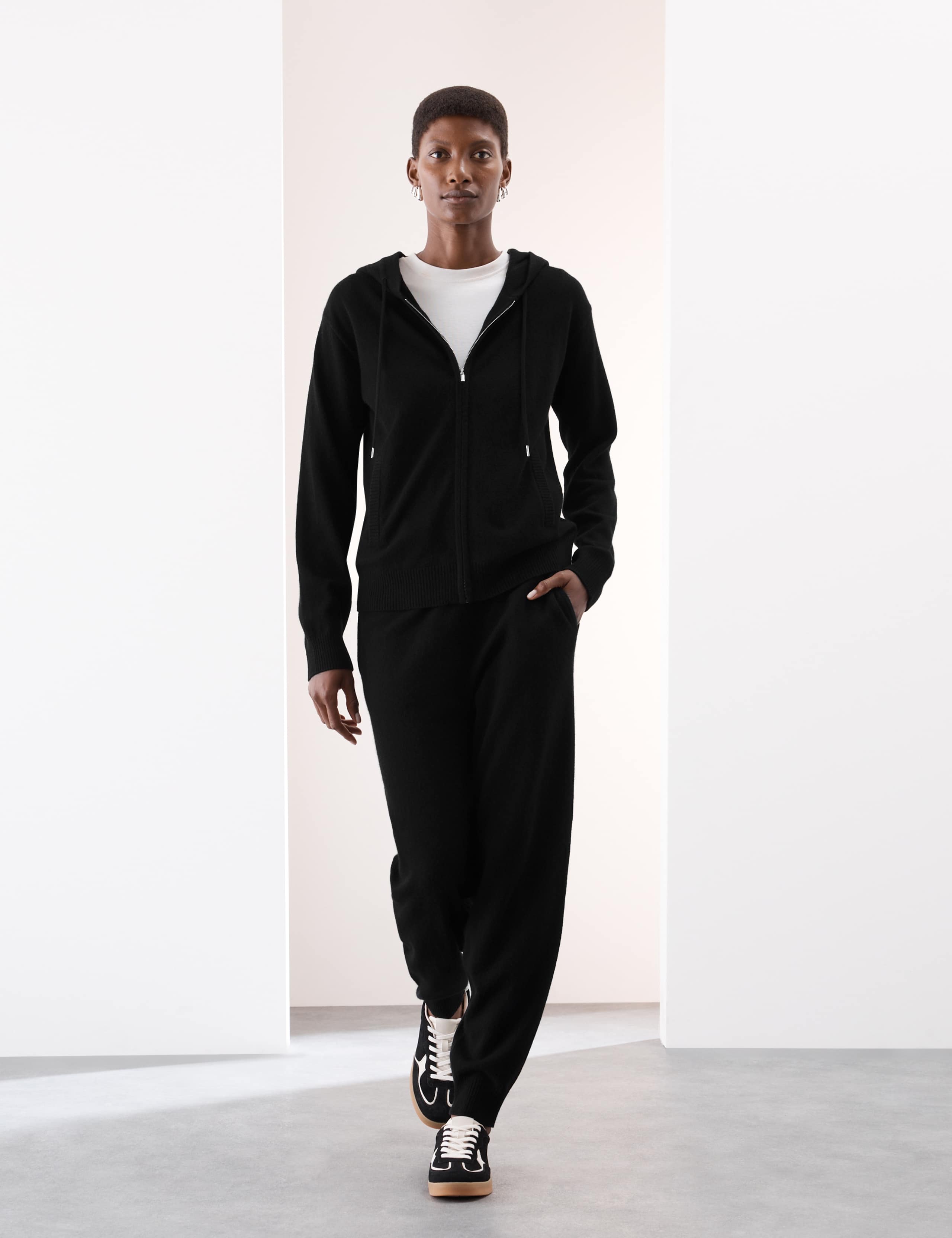 Pure Cashmere Zip Up Hoodie 3 of 8