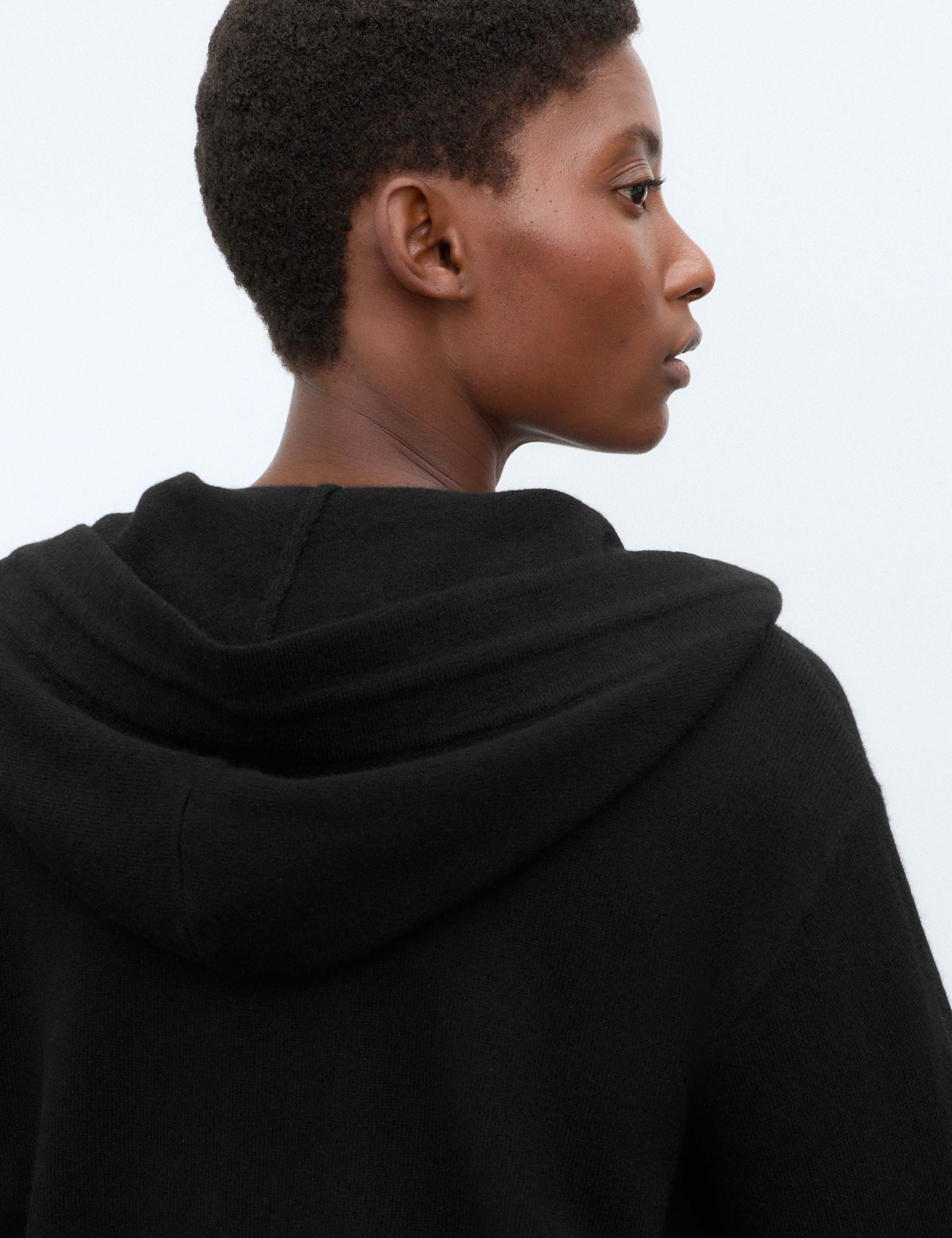 Pure Cashmere Zip Up Hoodie 8 of 8