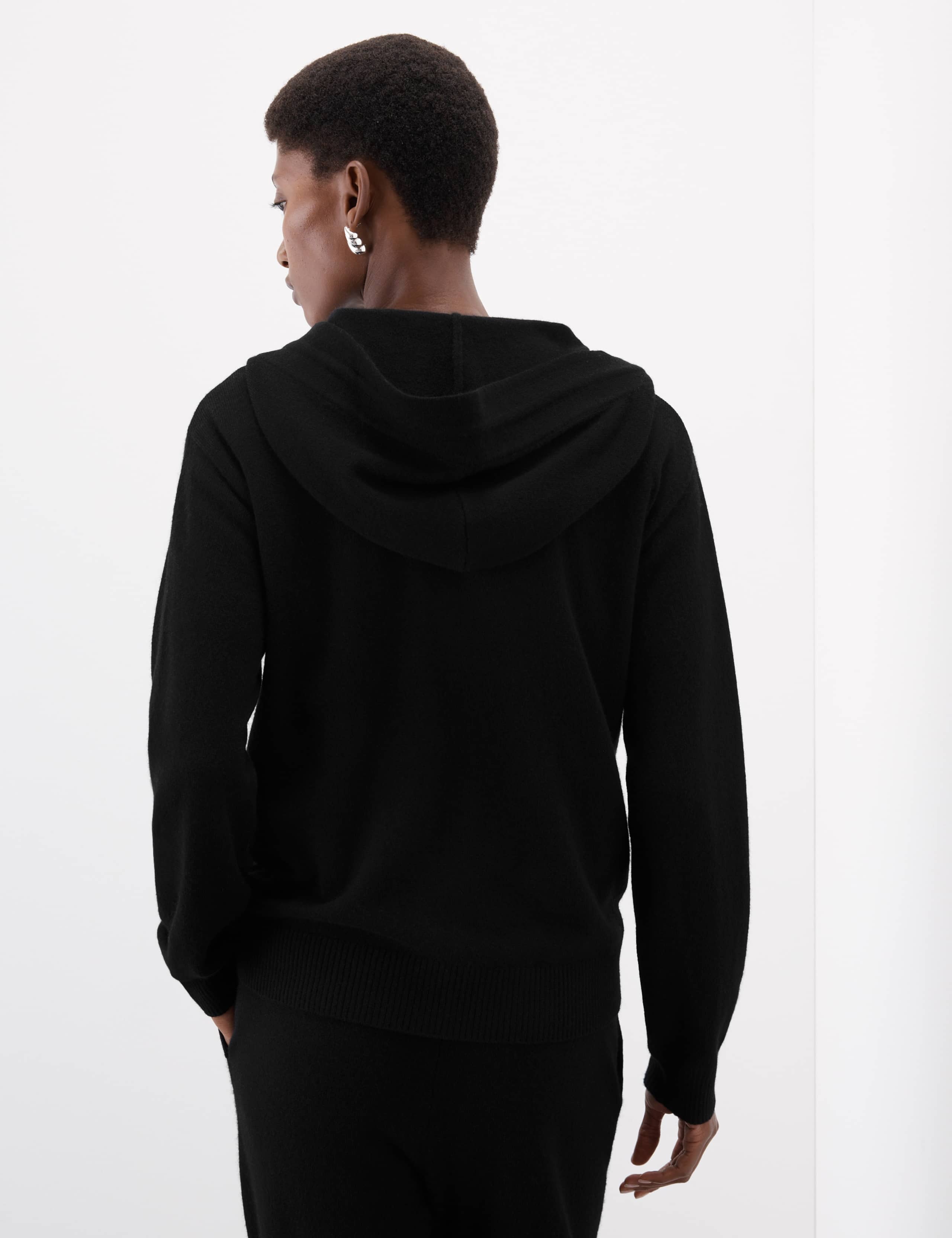Pure Cashmere Zip Up Hoodie 4 of 8
