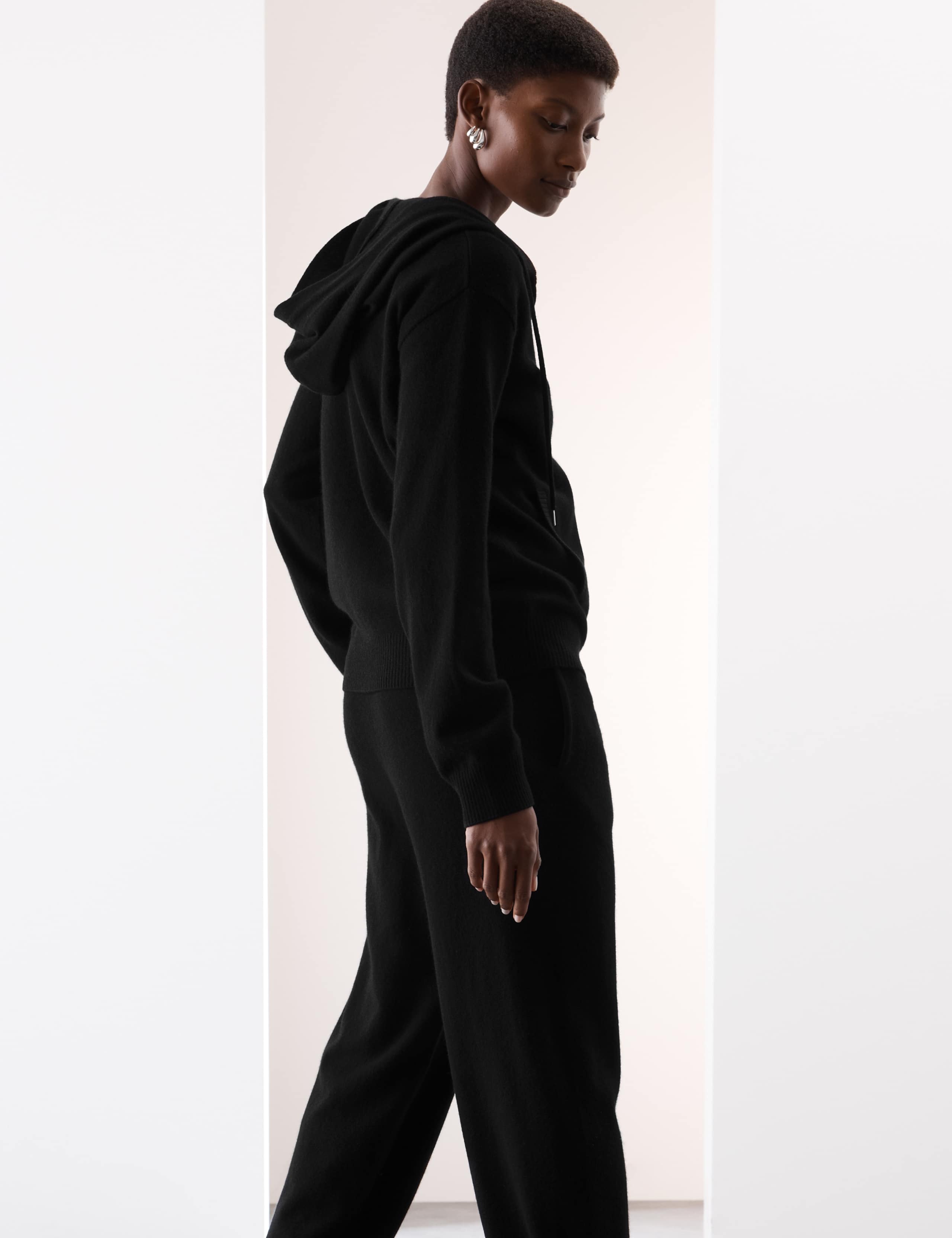Pure Cashmere Zip Up Hoodie 5 of 8