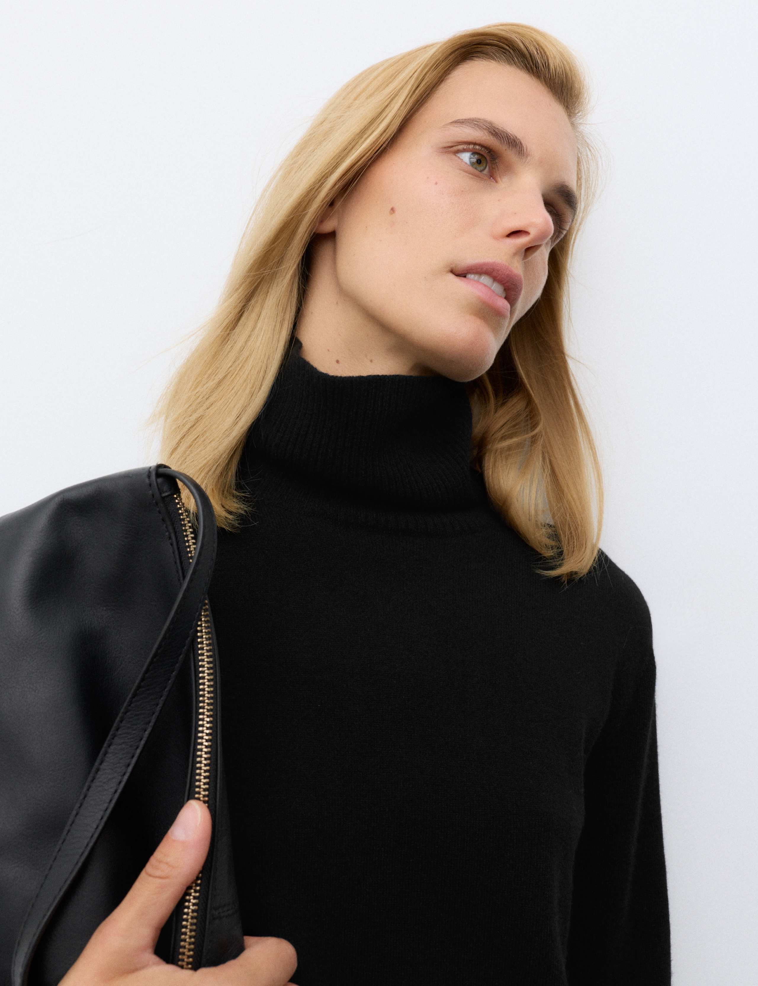 Pure Cashmere Roll Neck Jumper 7 of 7