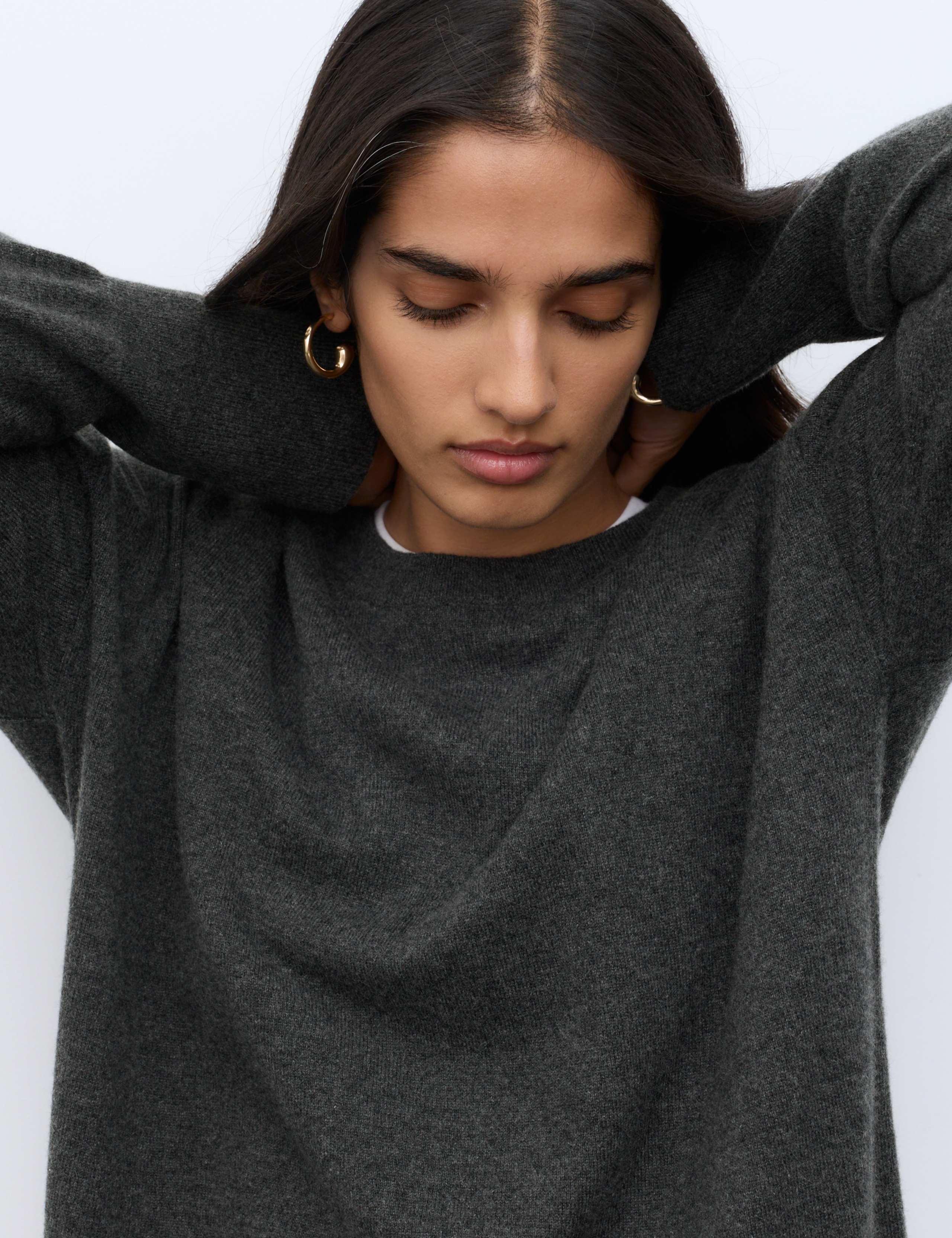 Pure Cashmere Longline Jumper 5 of 7