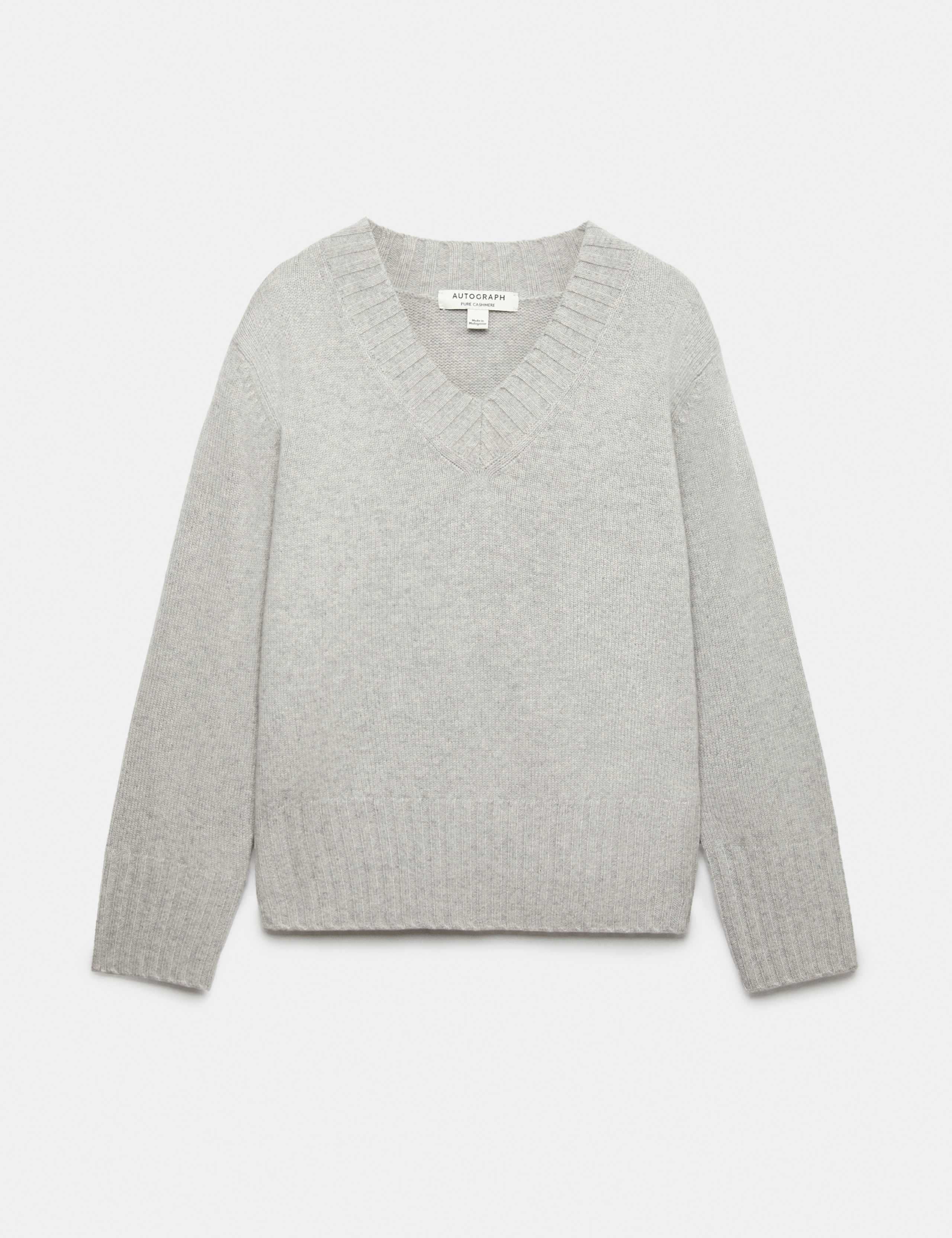 Pure Cashmere V Neck Relaxed Fit Jumper 2 of 6