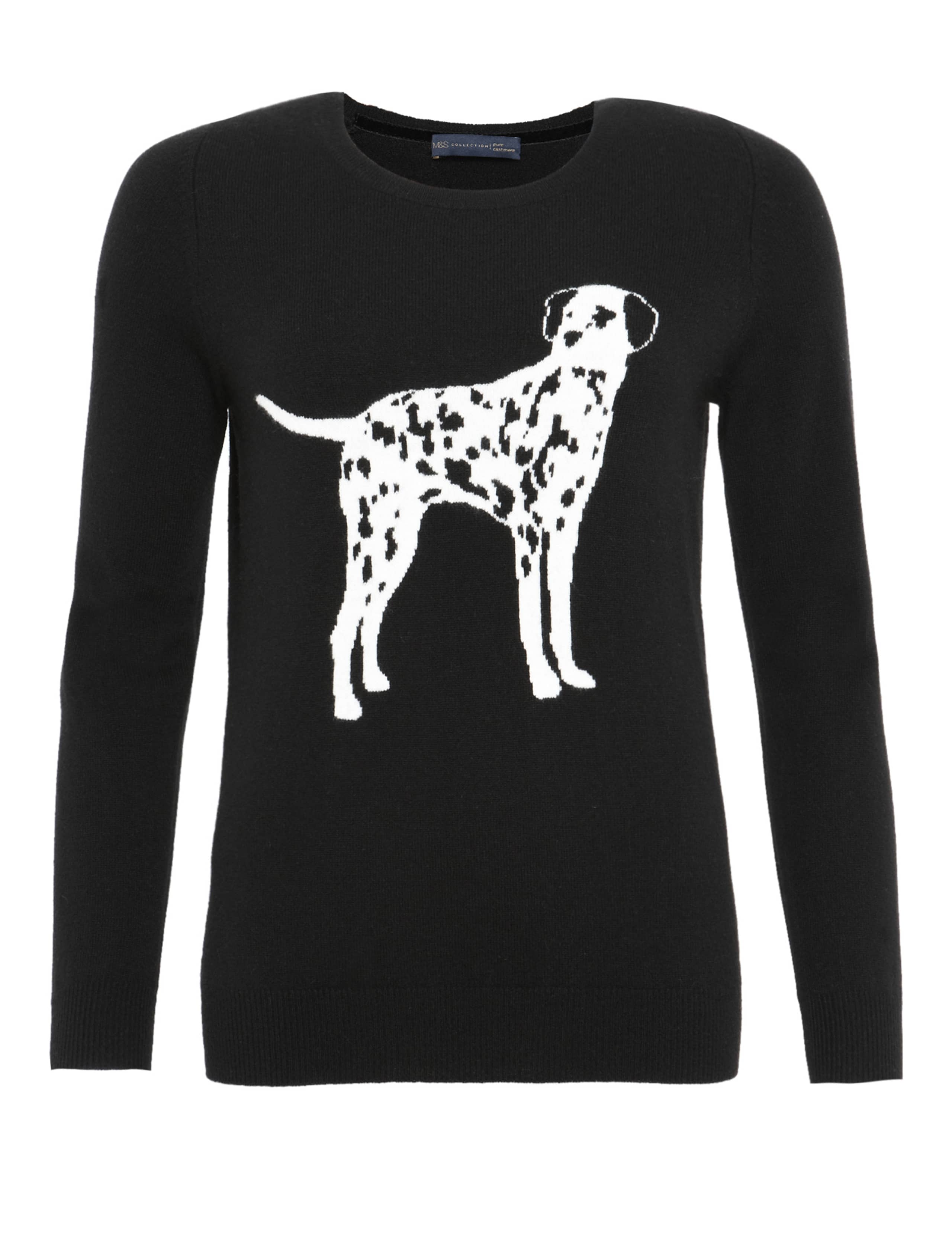 Pure Cashmere Dalmatian Print Jumper 4 of 7