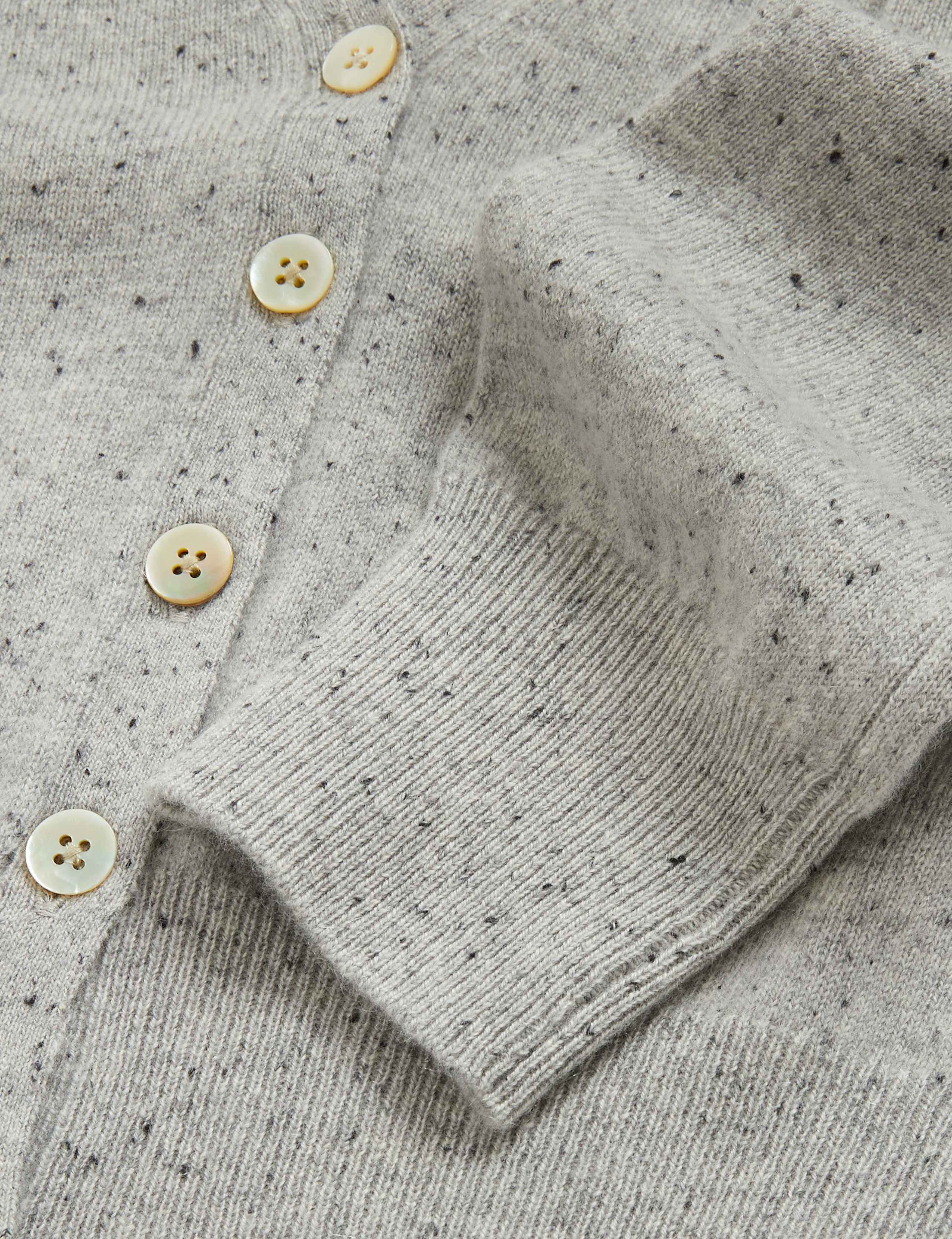 Pure Cashmere V-Neck Cropped Cardigan 6 of 6