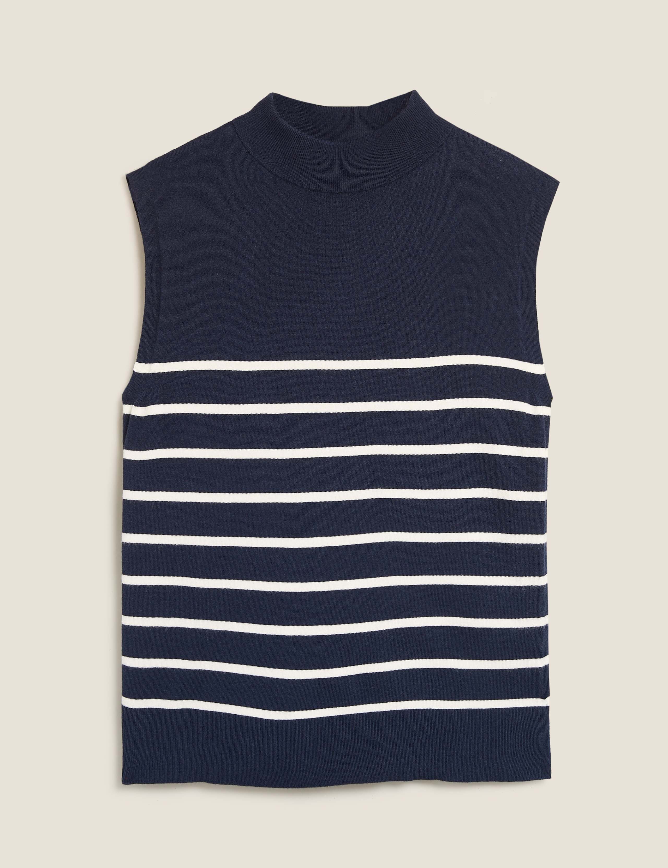 Soft Touch Striped Funnel Neck Tunic 2 of 6