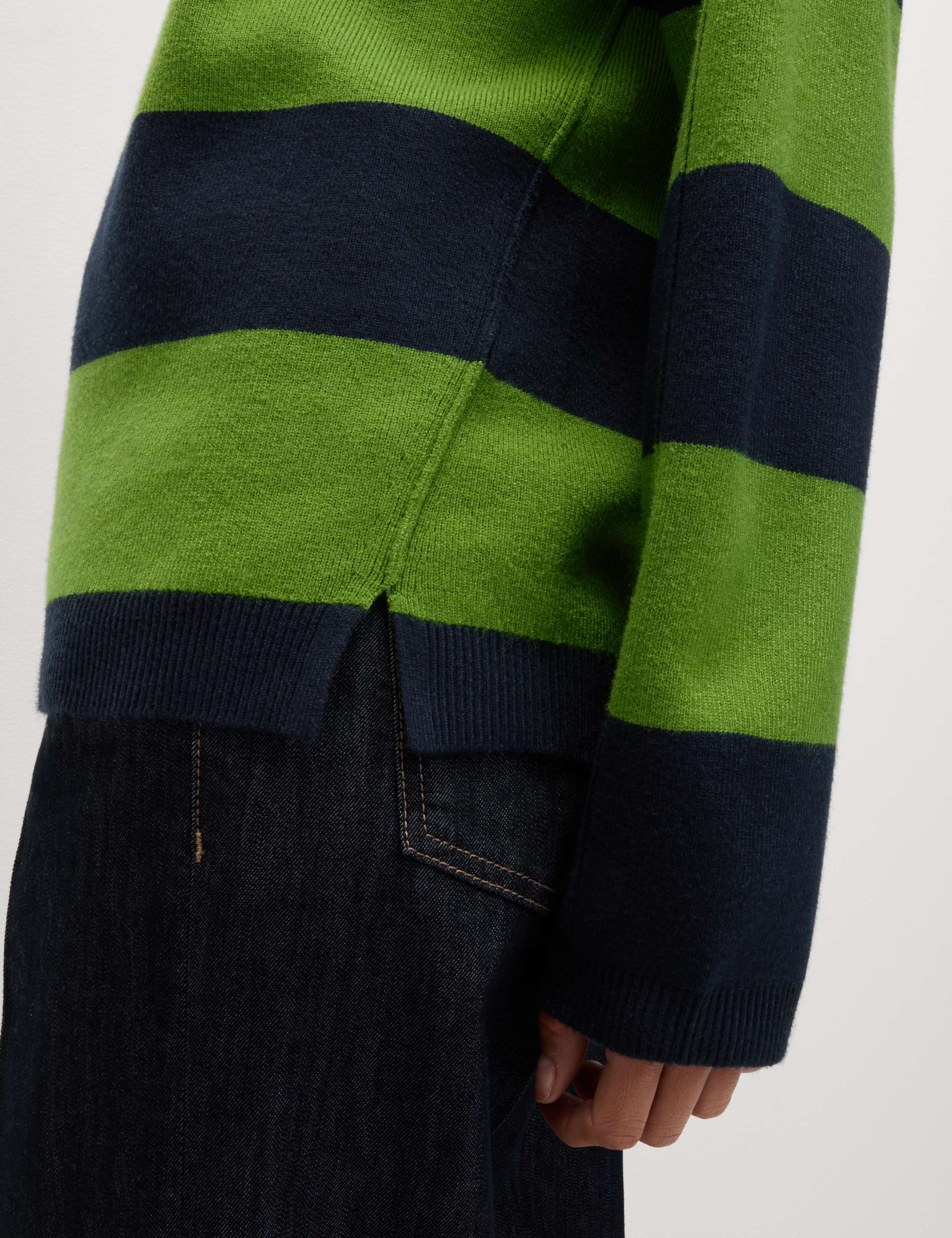 Soft Touch Striped Crew Neck Jumper 4 of 7