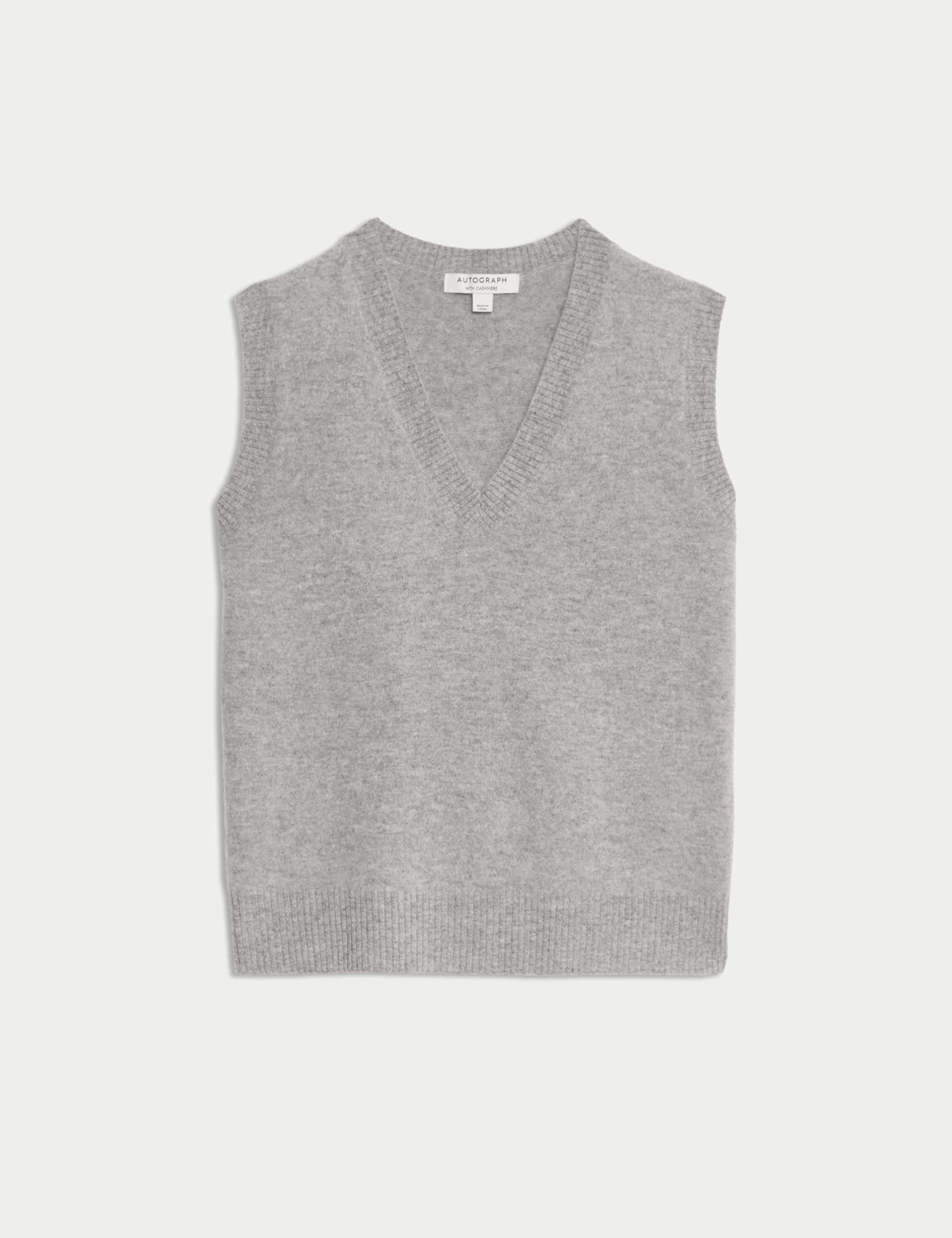 Wool Blend Brushed Tabard with Cashmere 2 of 7