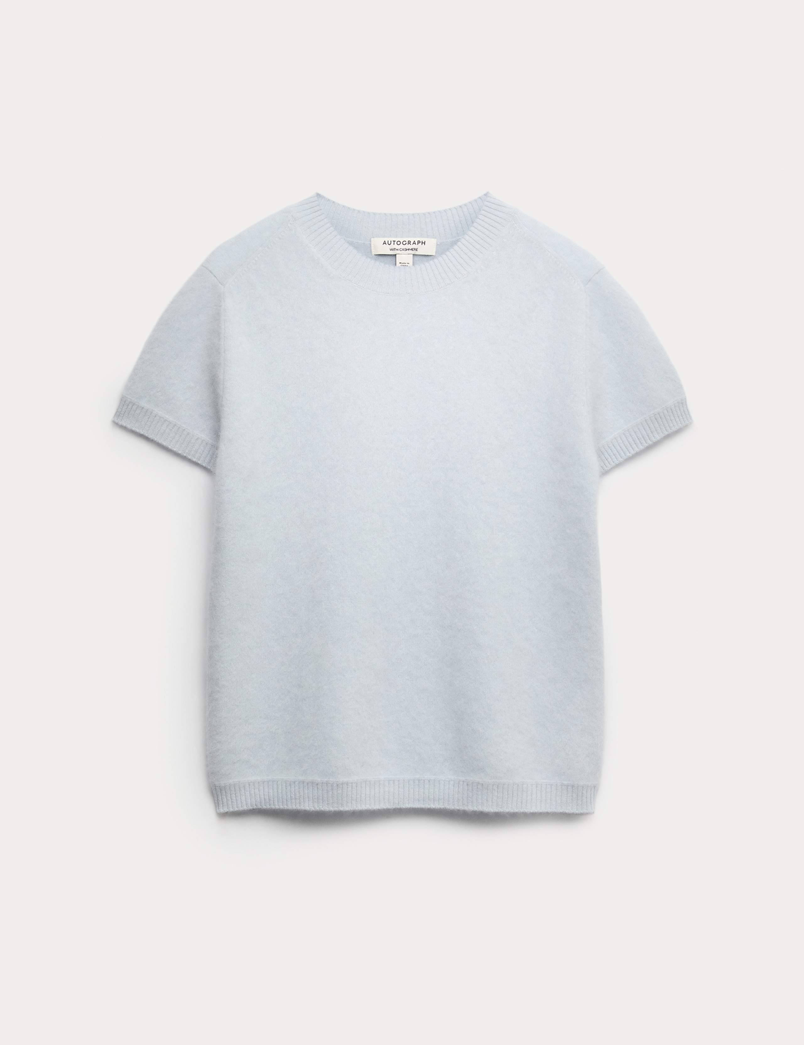 Wool Rich Brushed Knitted Top with Cashmere 2 of 6