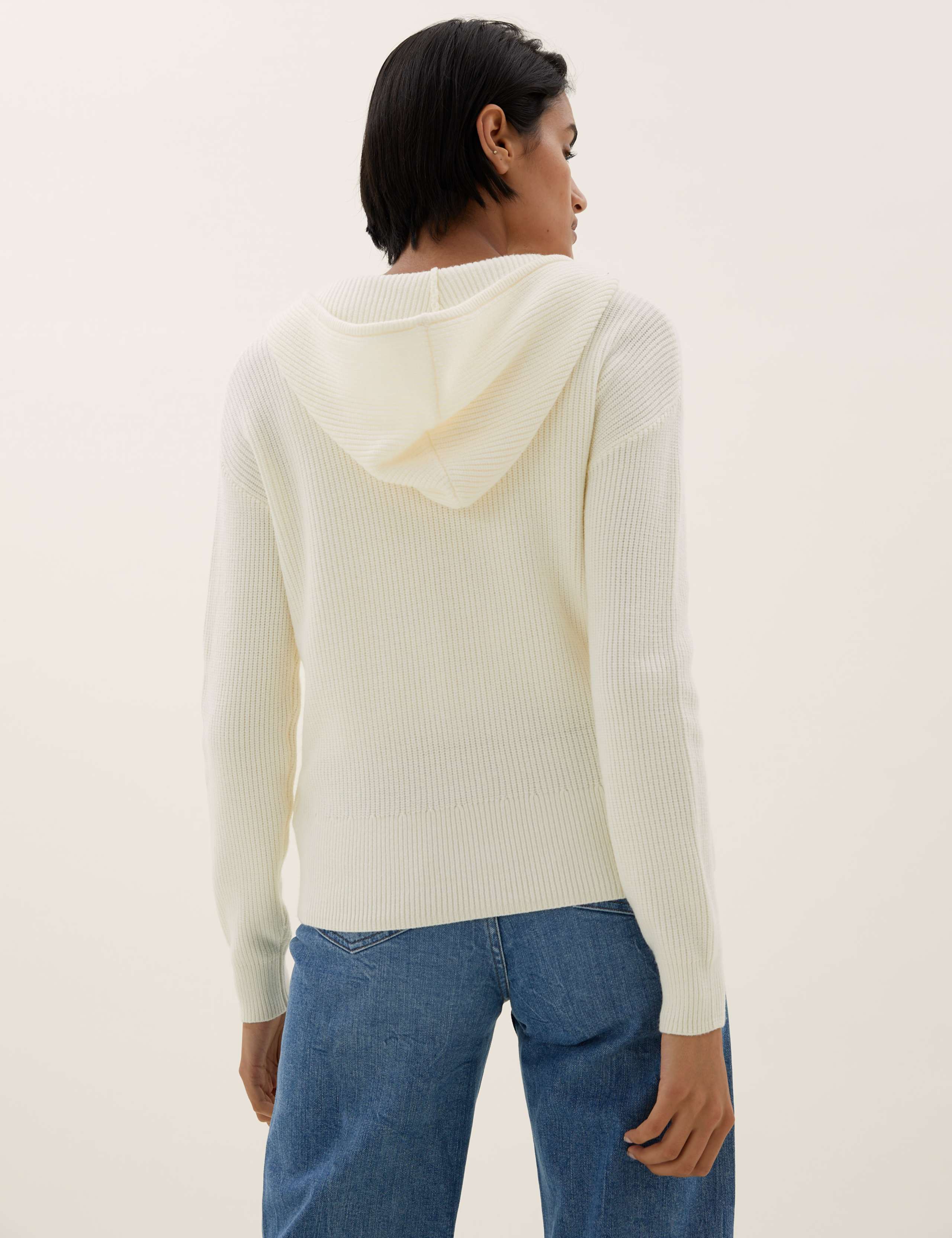 Soft Touch Ribbed Hooded Cardigan 4 of 6