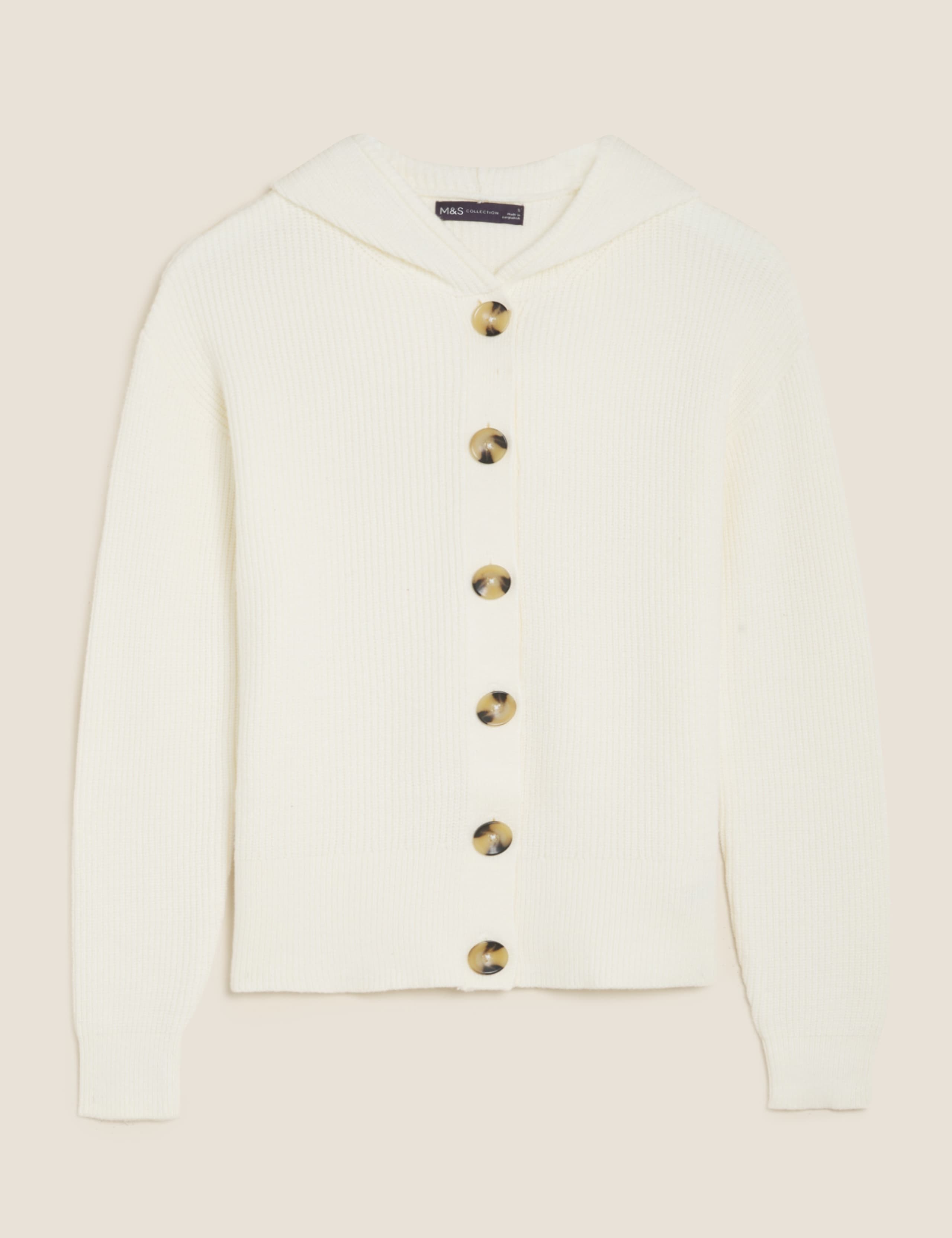 Soft Touch Ribbed Hooded Cardigan 2 of 6