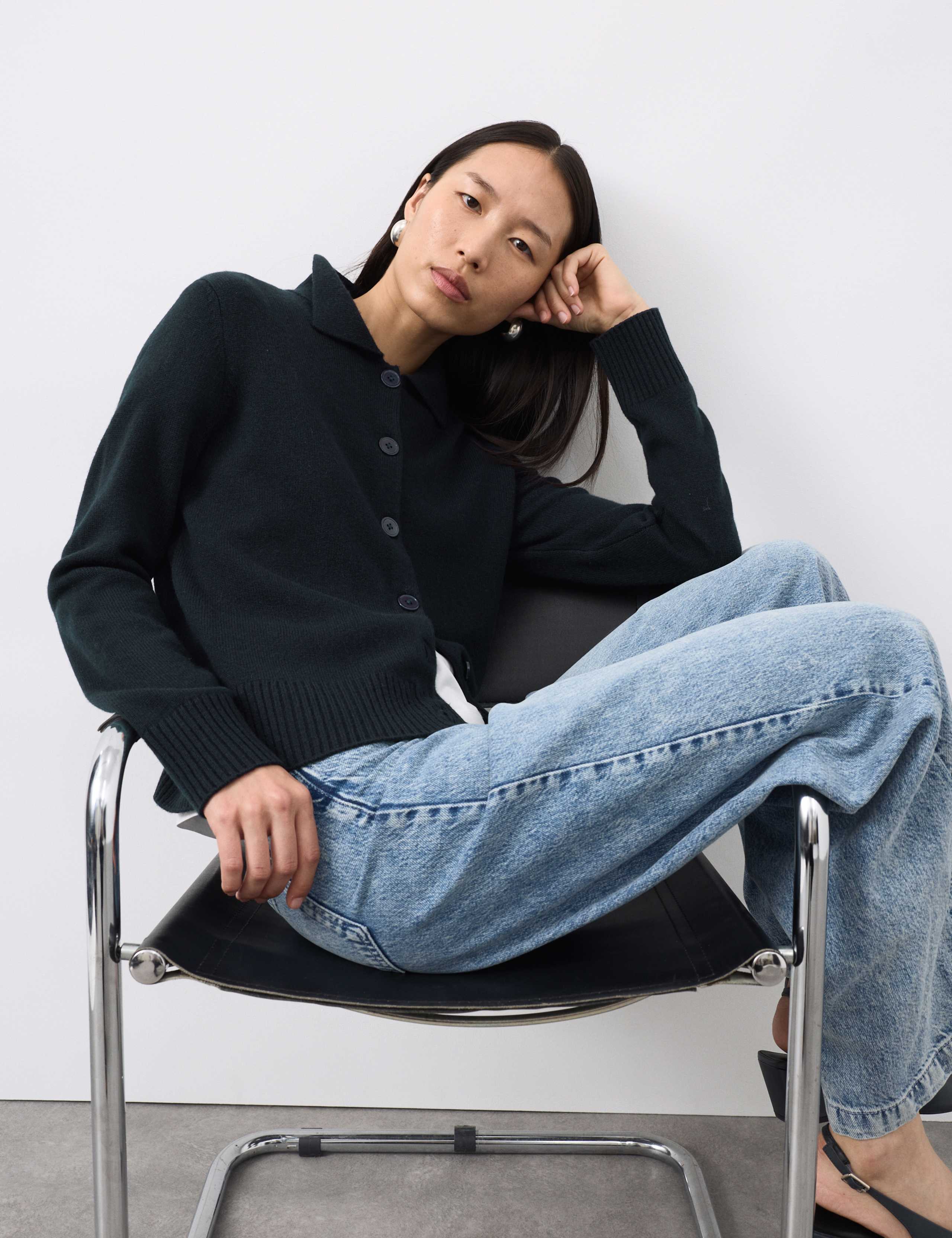 Merino Wool Rich Cardigan With Cashmere 1 of 7