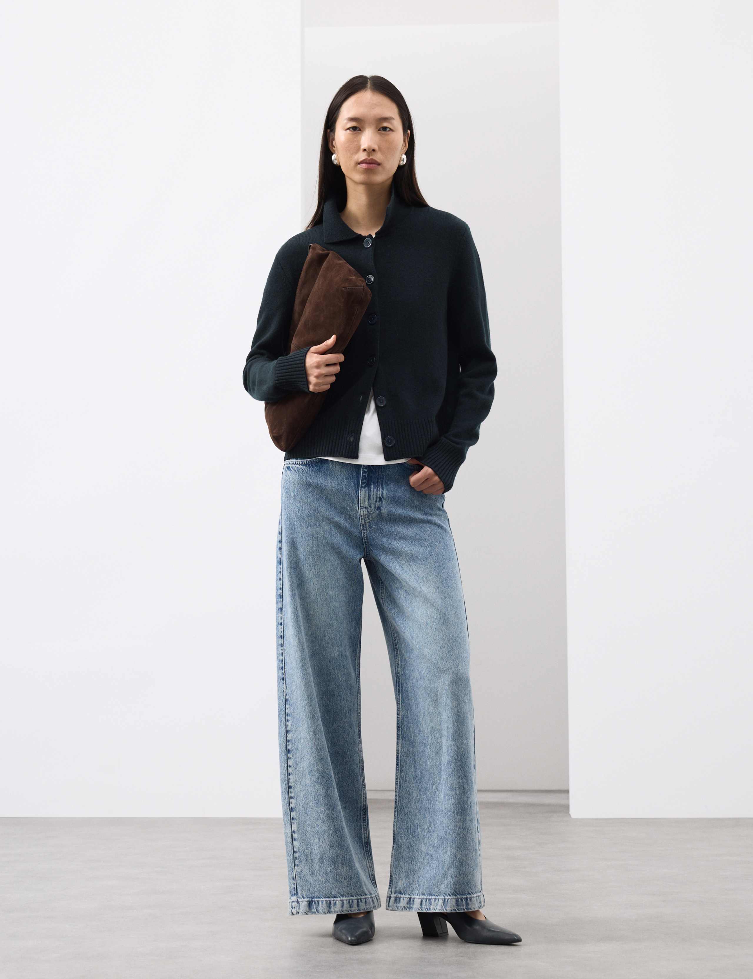 Merino Wool Rich Cardigan With Cashmere 3 of 7