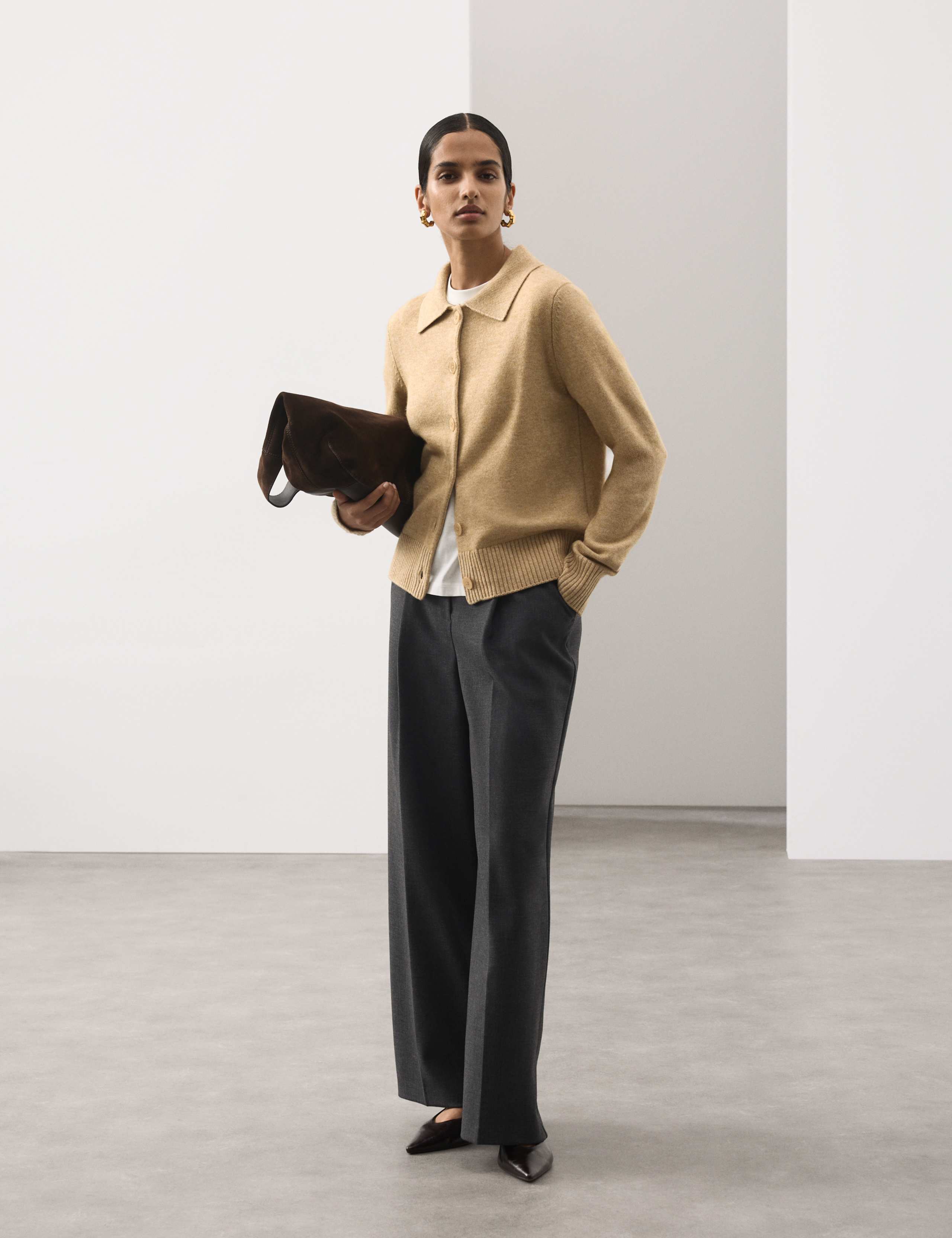 Merino Wool Rich Cardigan With Cashmere 3 of 6