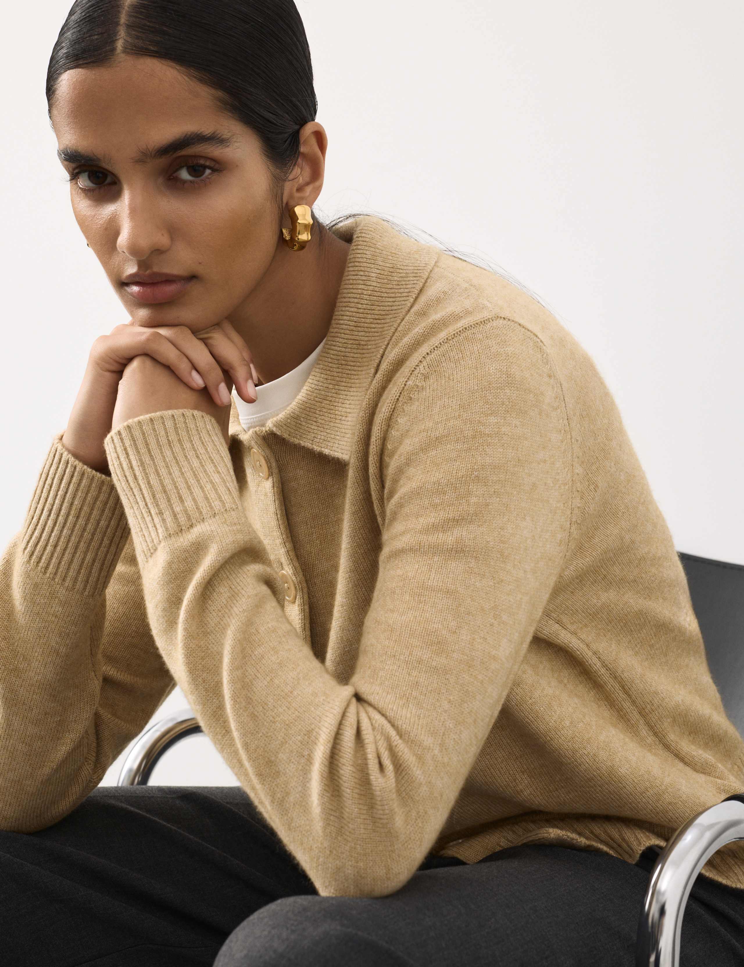 Merino Wool Rich Cardigan With Cashmere 5 of 6