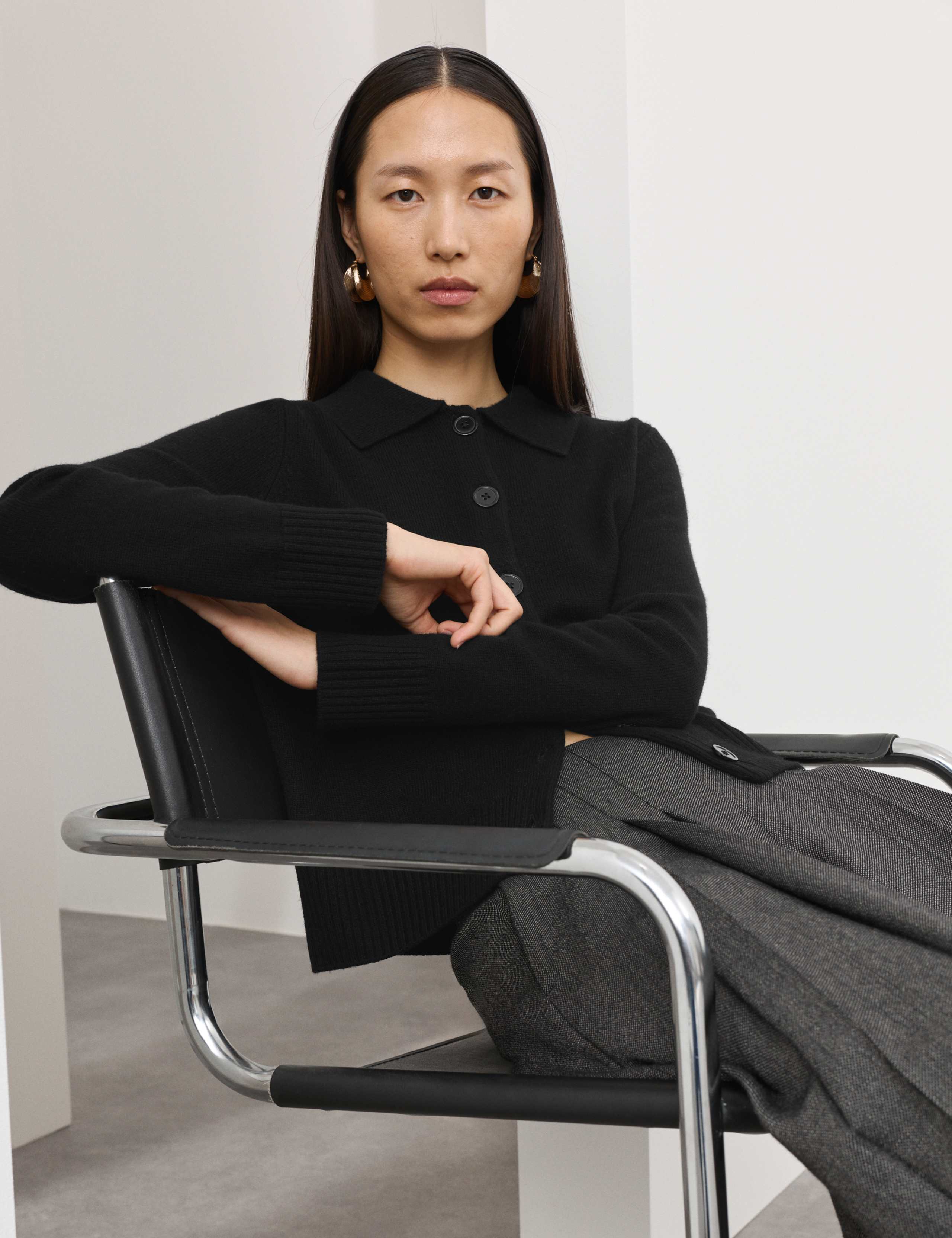 Merino Wool Rich Cardigan With Cashmere 1 of 6