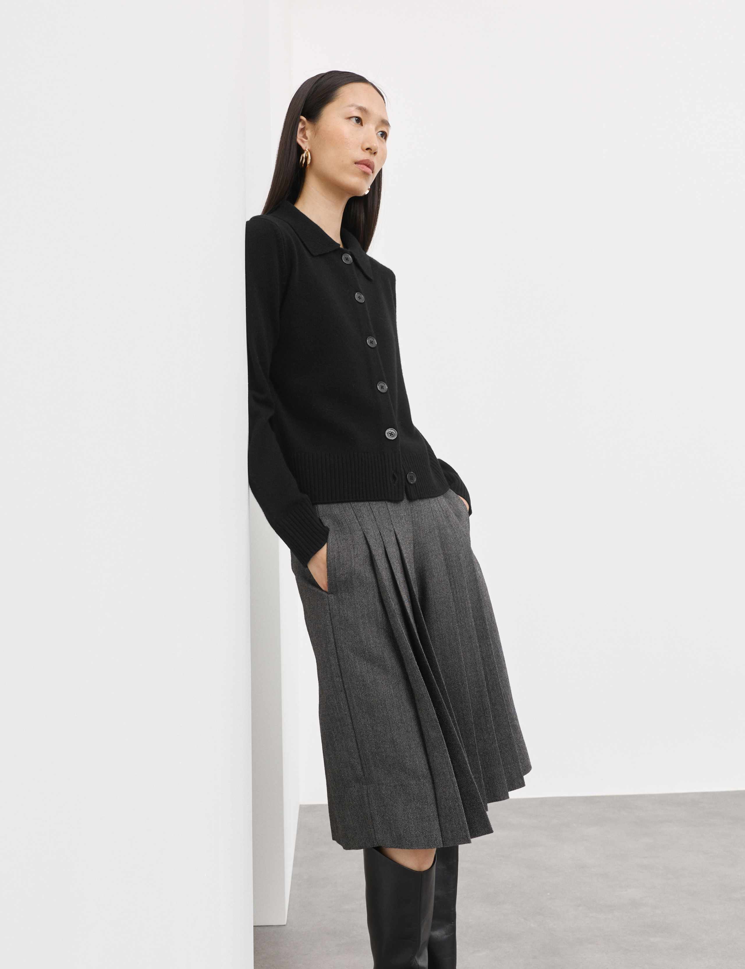 Merino Wool Rich Cardigan With Cashmere 6 of 6