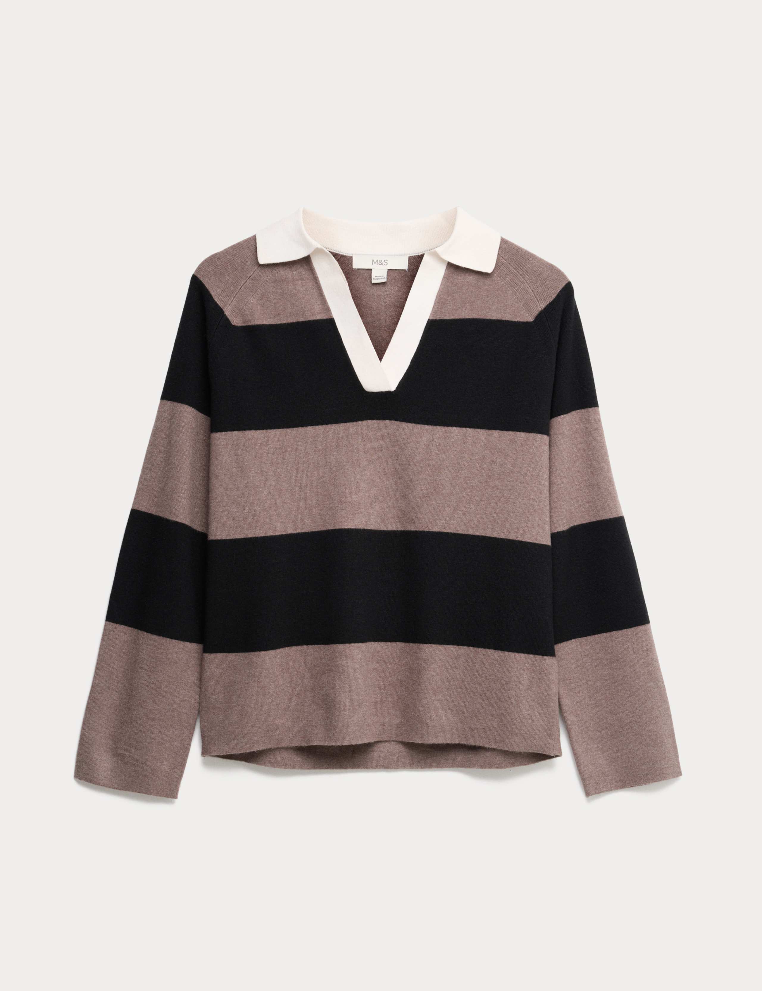 Soft Touch Striped Knitted Rugby Top 2 of 6