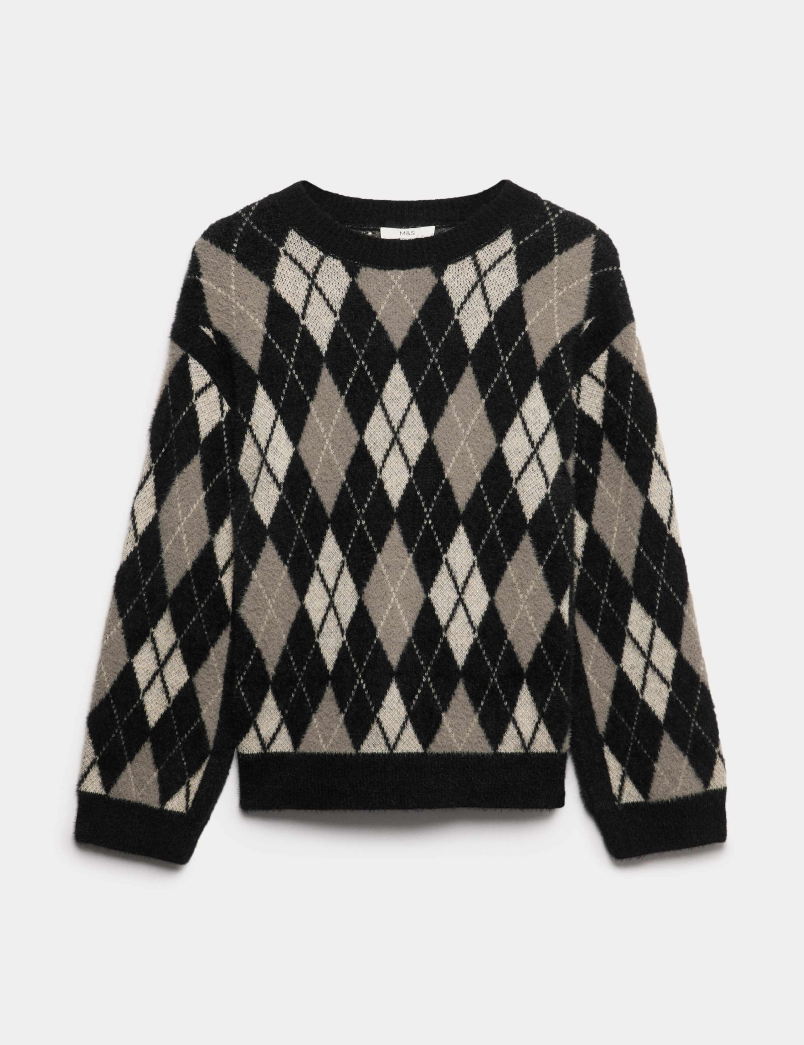 Argyle Crew Neck Jumper 2 of 5