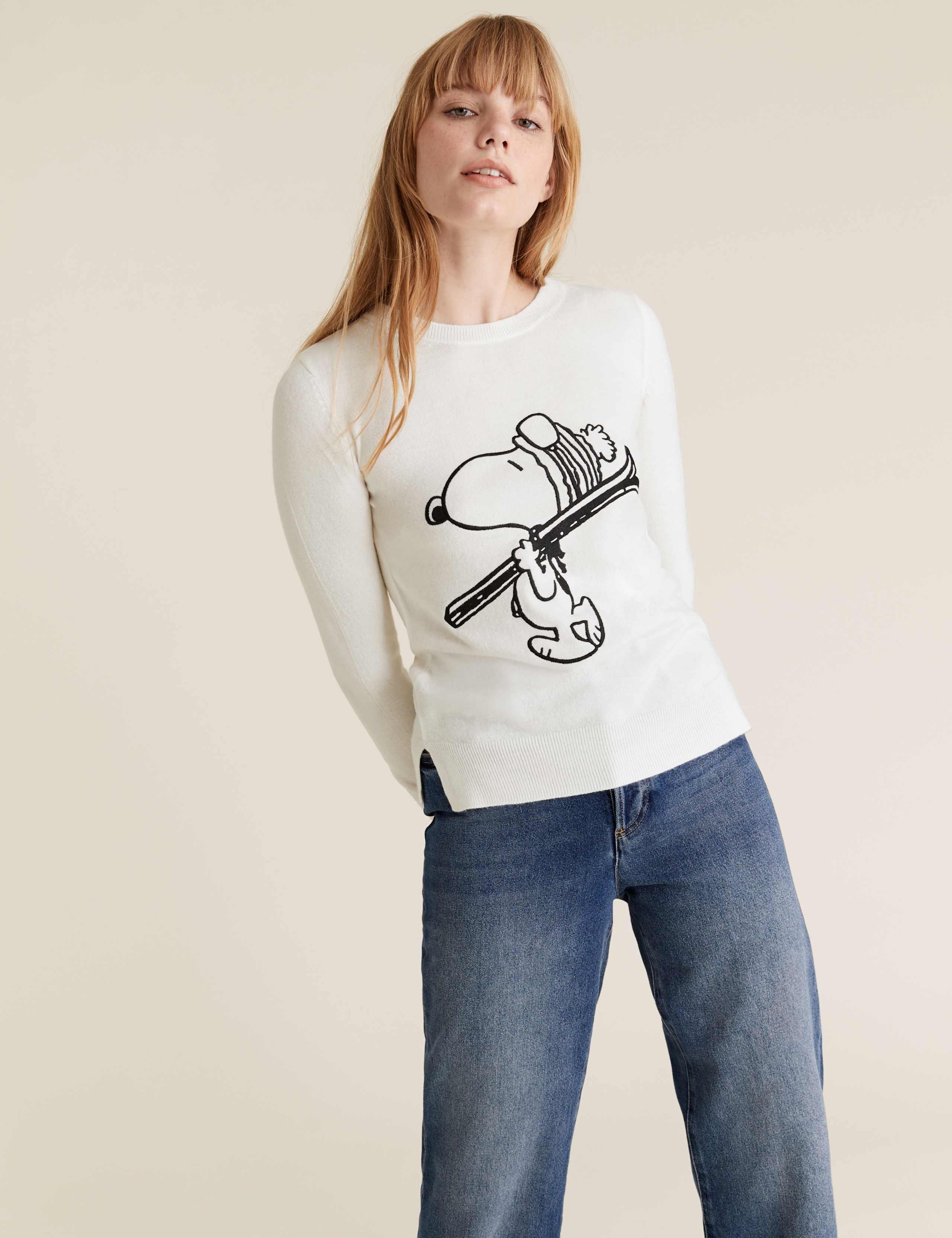 Supersoft Snoopy™ Crew Neck Jumper 1 of 5