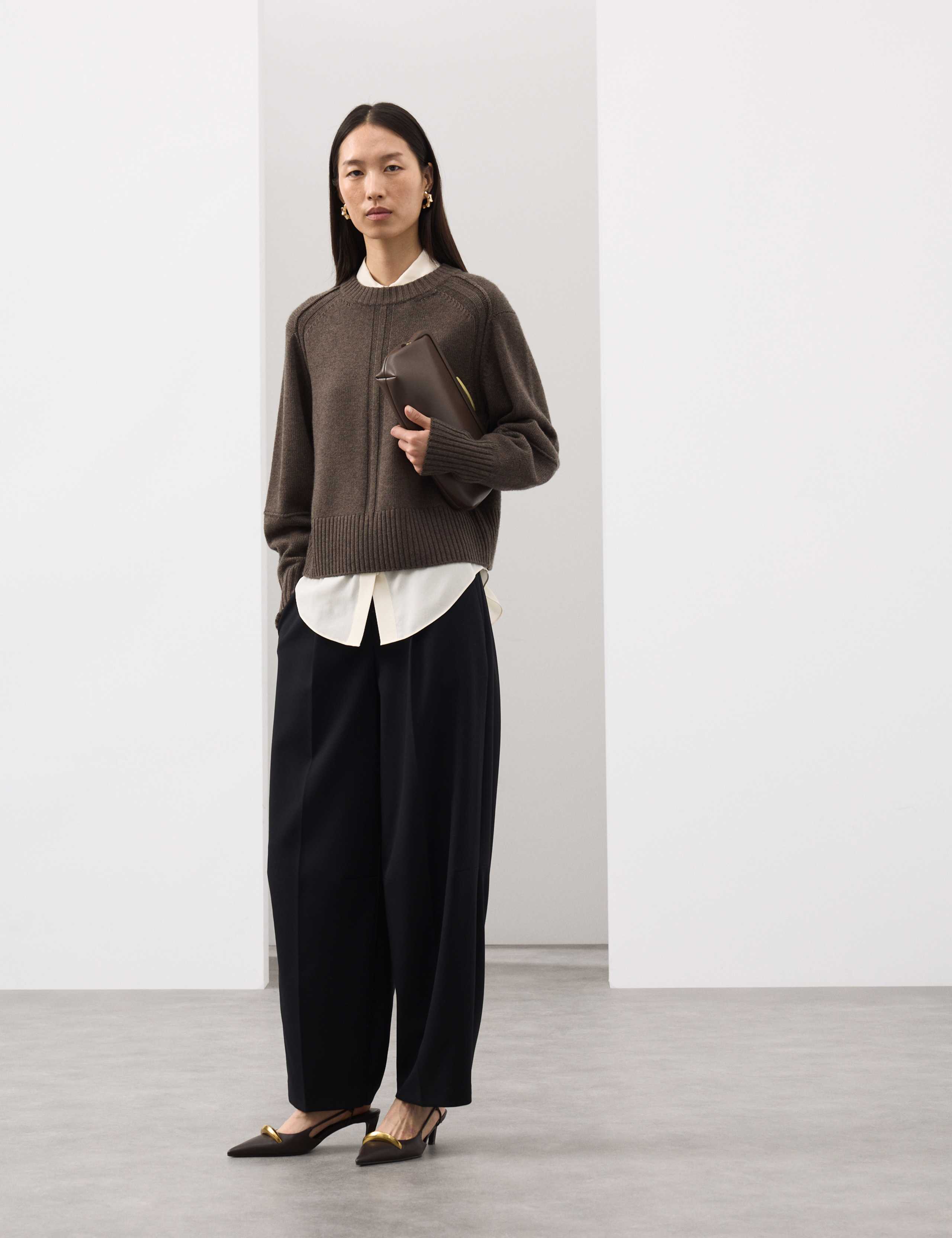 Merino Wool Rich Relaxed Jumper With Cashmere 5 of 6