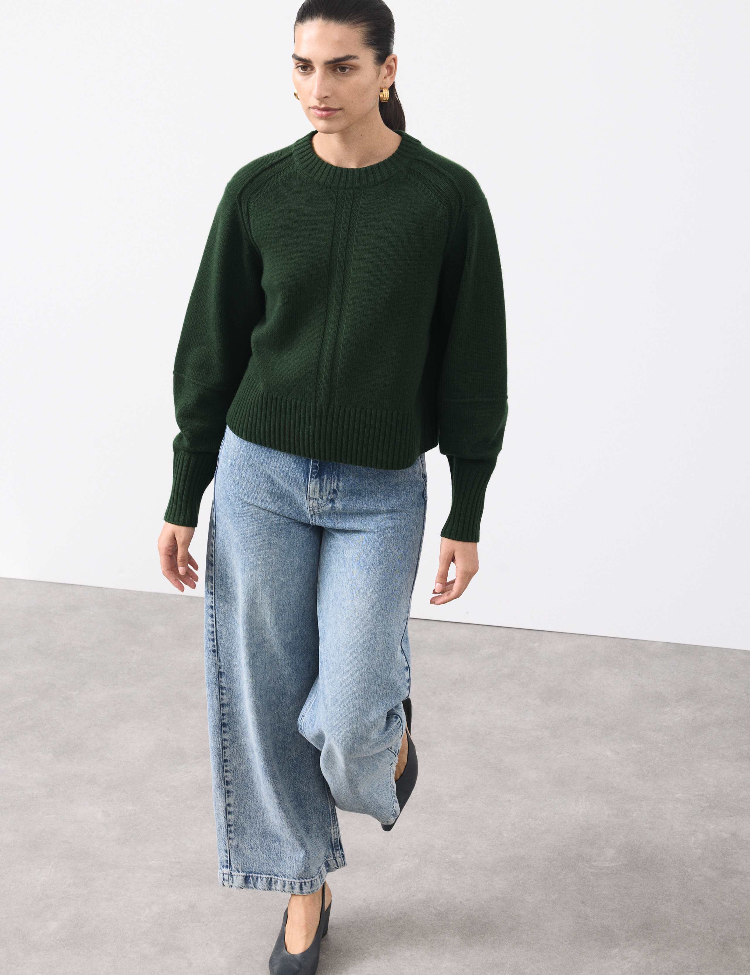 Merino Wool Rich Relaxed Jumper With Cashmere 6 of 7