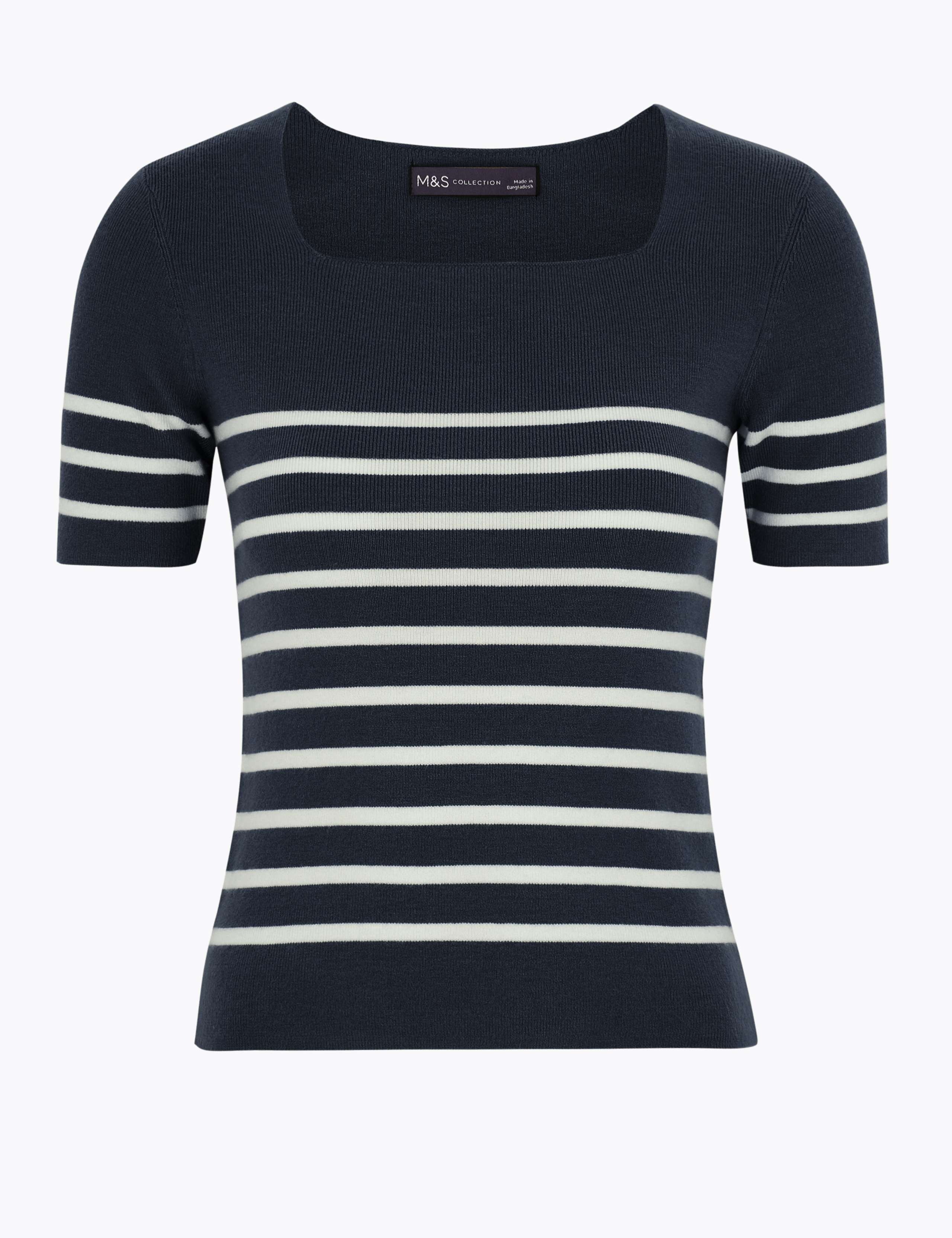 Soft Touch Striped Knitted Top 1 of 1
