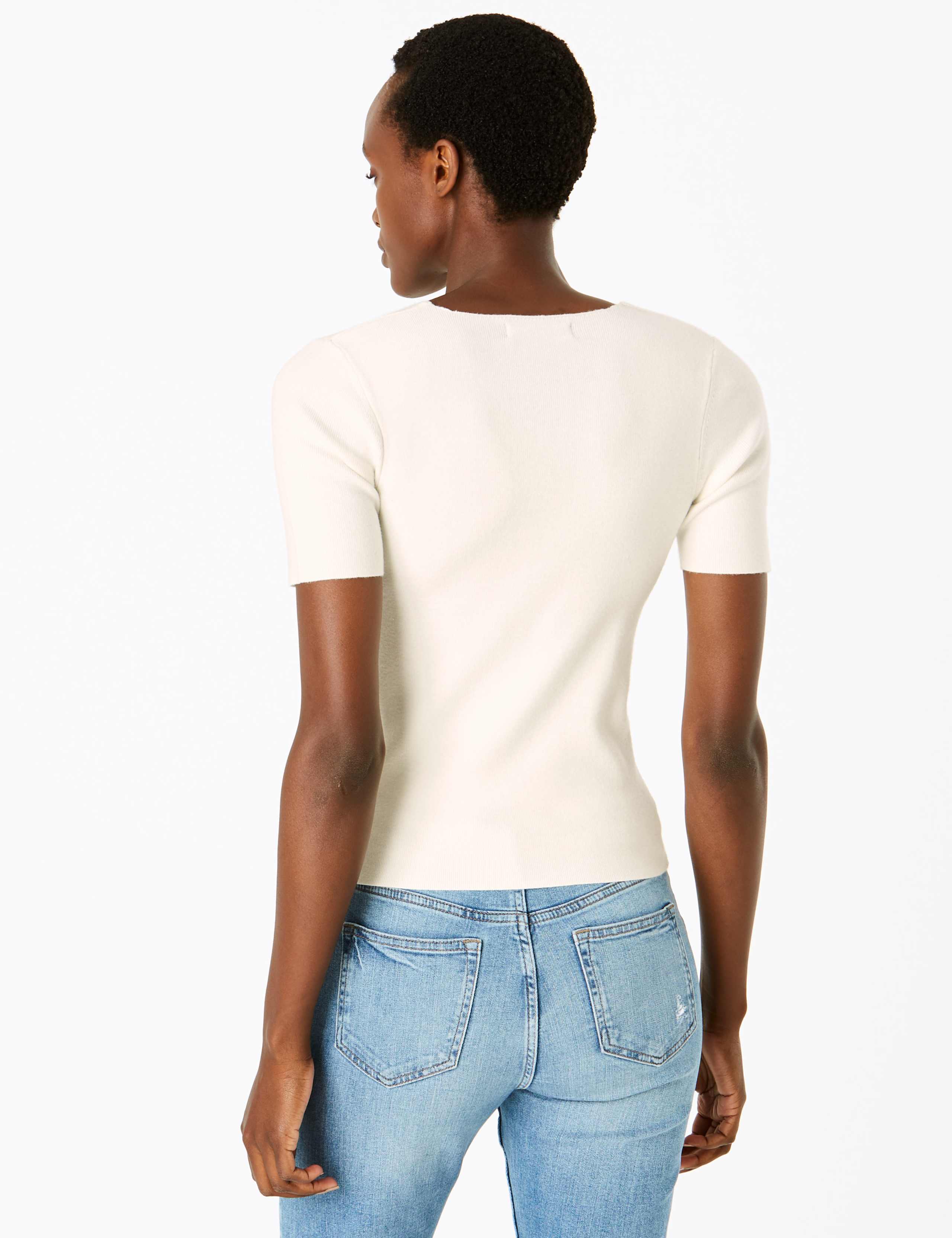 Soft Touch Fitted Knitted Top 4 of 4