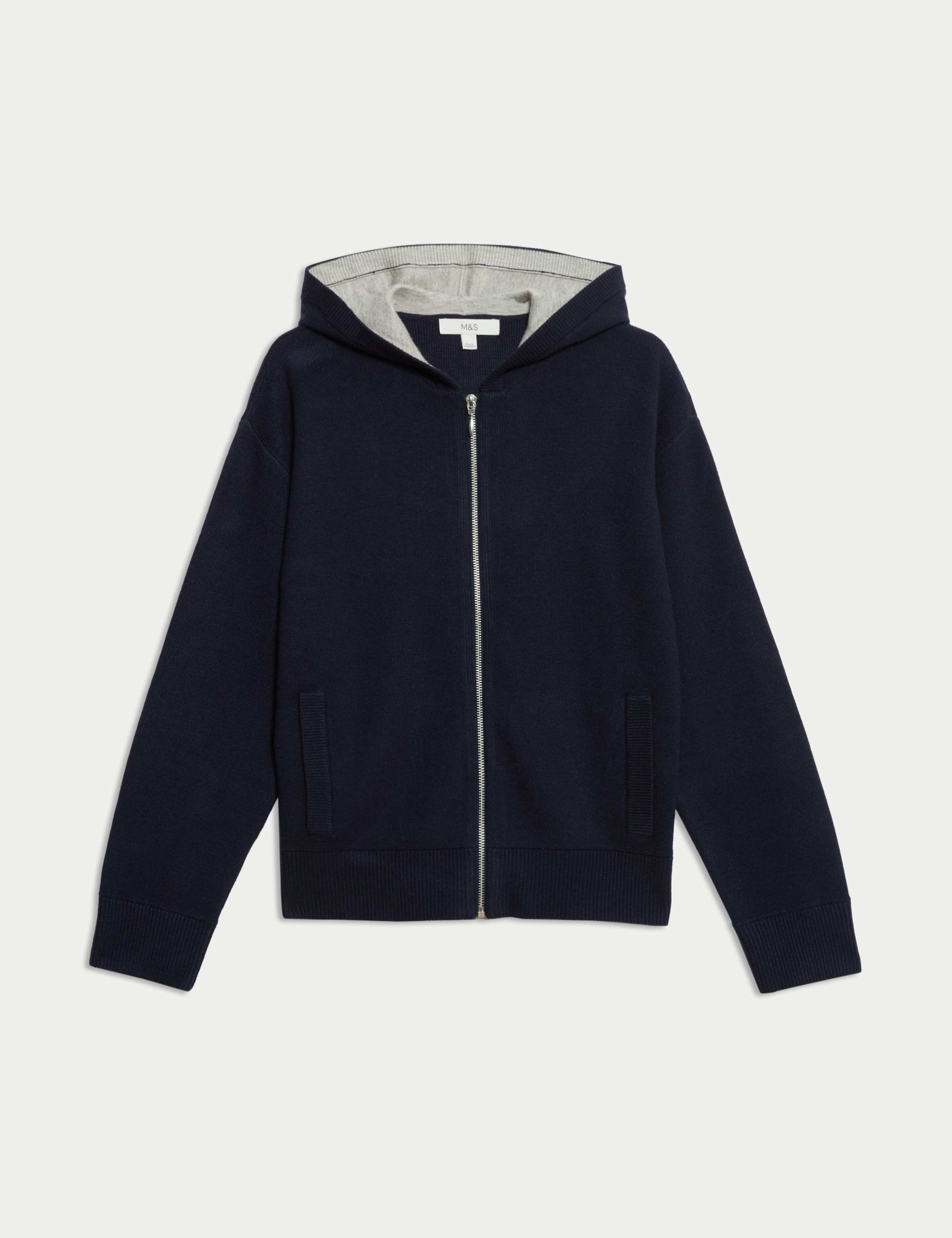 Soft Touch Two Tone Slim Fit Hoodie 2 of 7