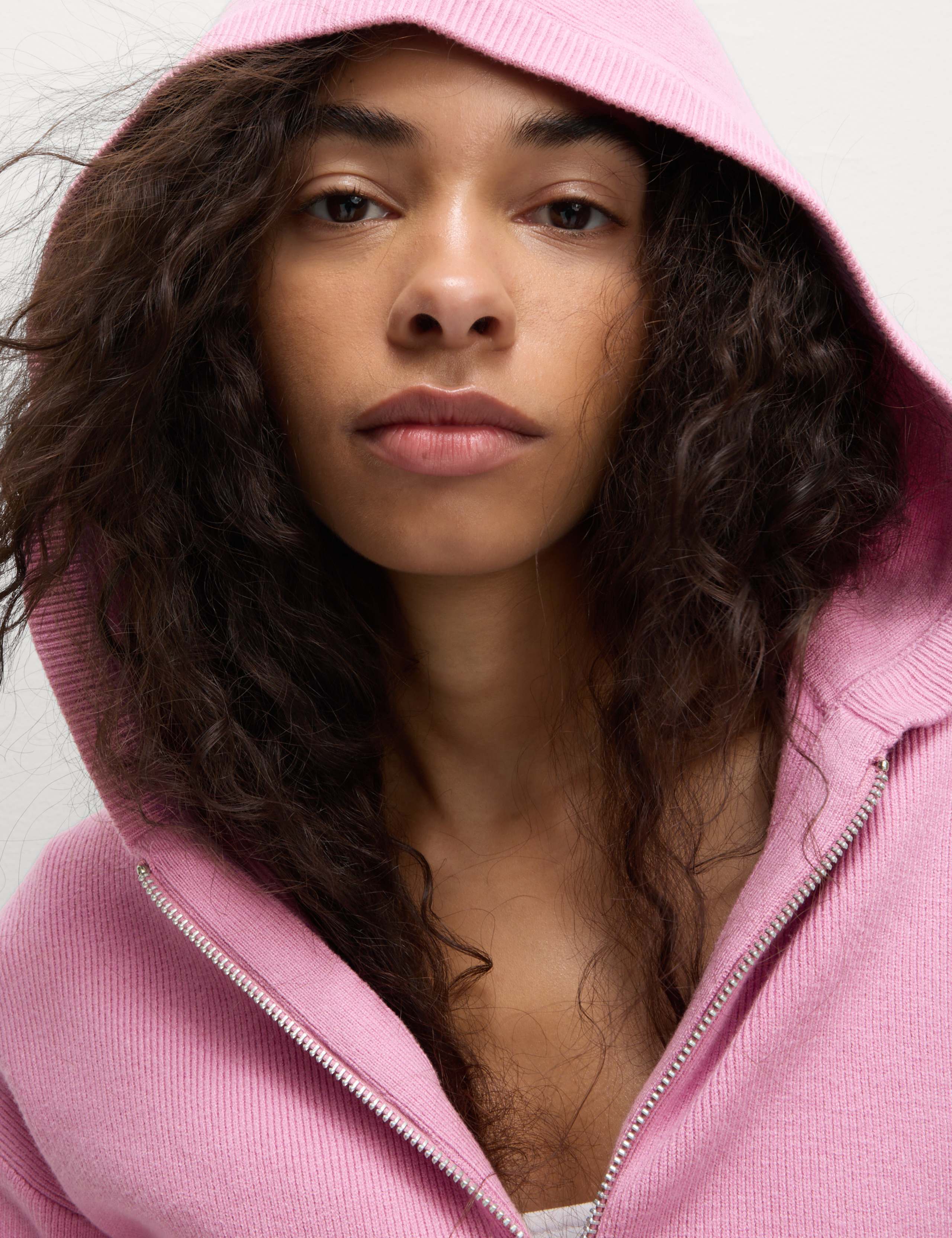Soft Touch Knitted Zip Up Hoodie 4 of 6