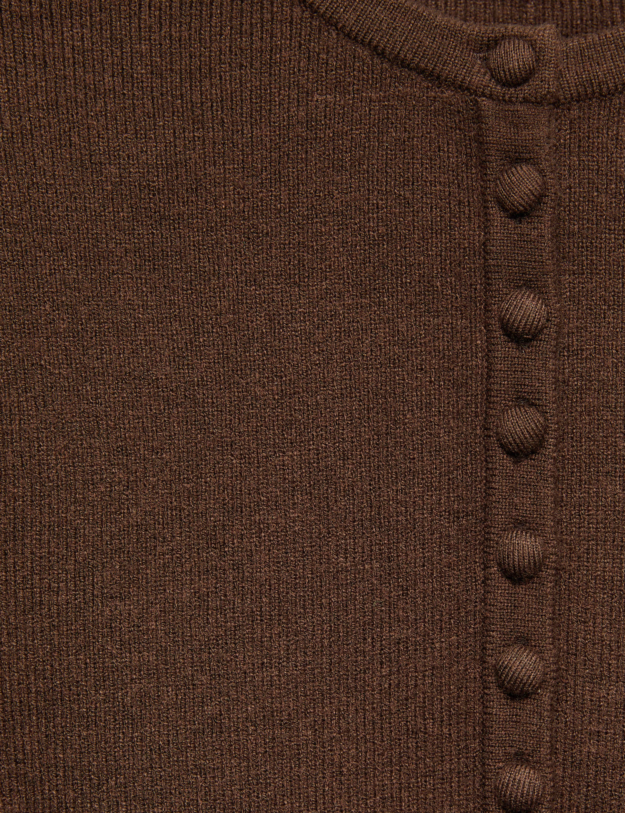 Soft Touch Crew Neck Peplum Fitted Cardigan 6 of 6