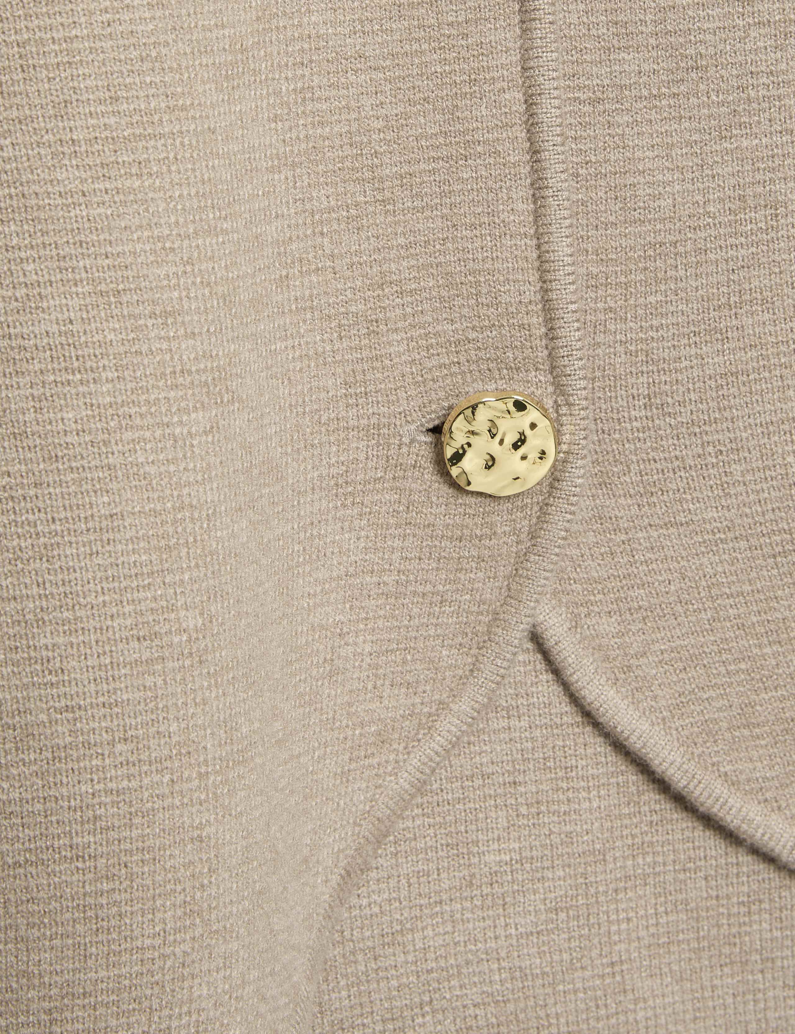 Soft Touch V-Neck Waisted Knitted Jacket 7 of 7