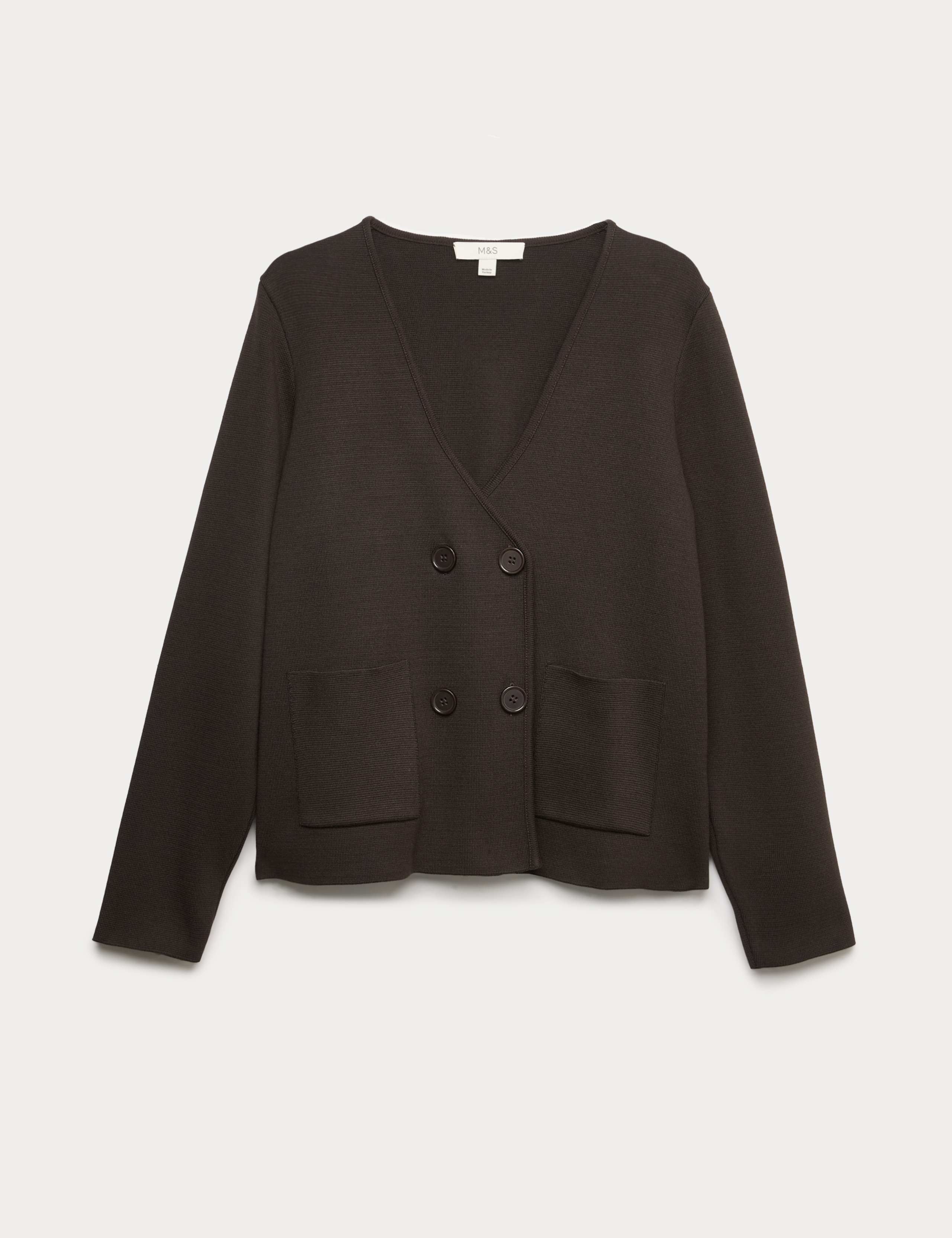 Soft Touch Double Breasted Knitted Jacket 2 of 5