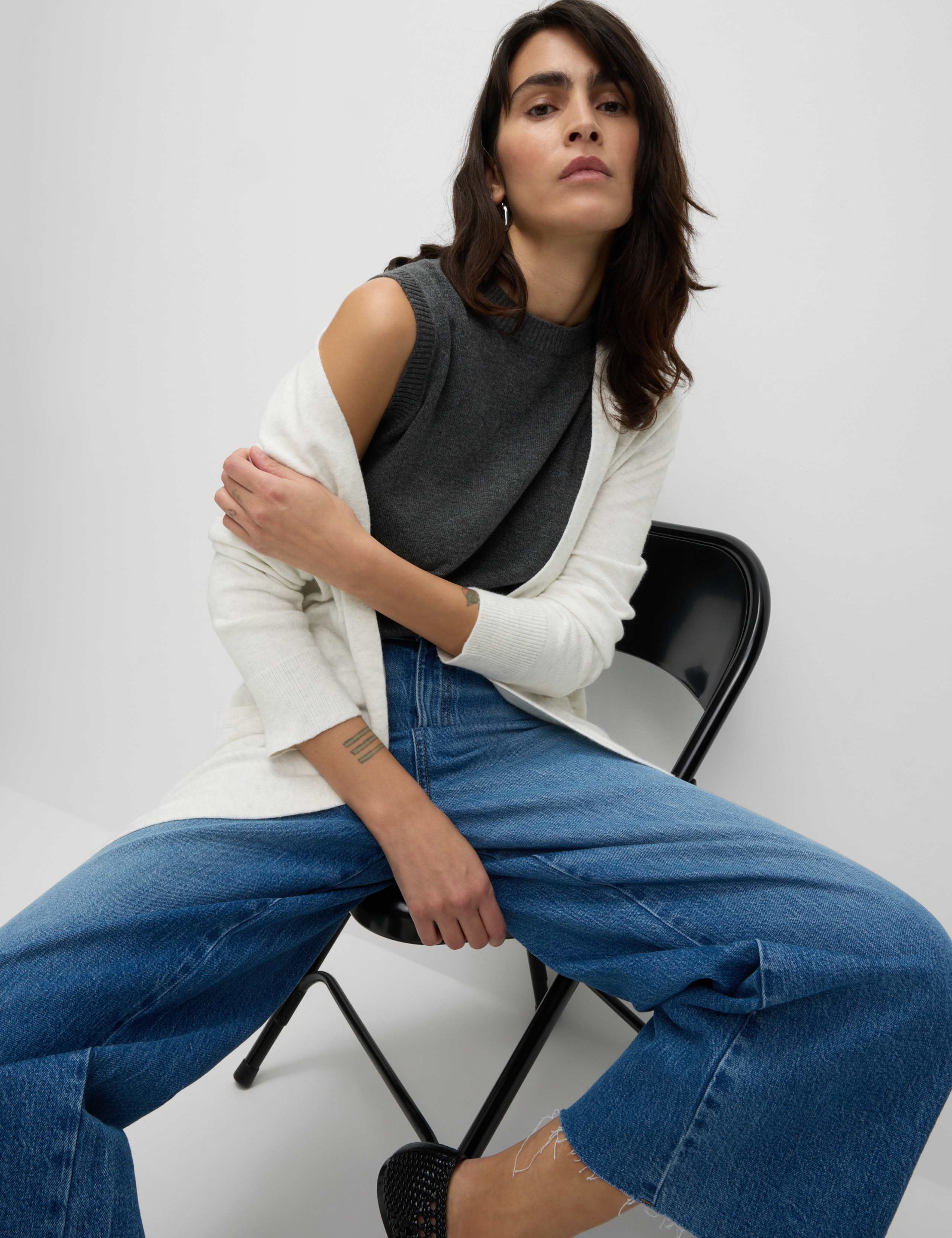 Textured Edge to Edge Longline Cardigan 3 of 7