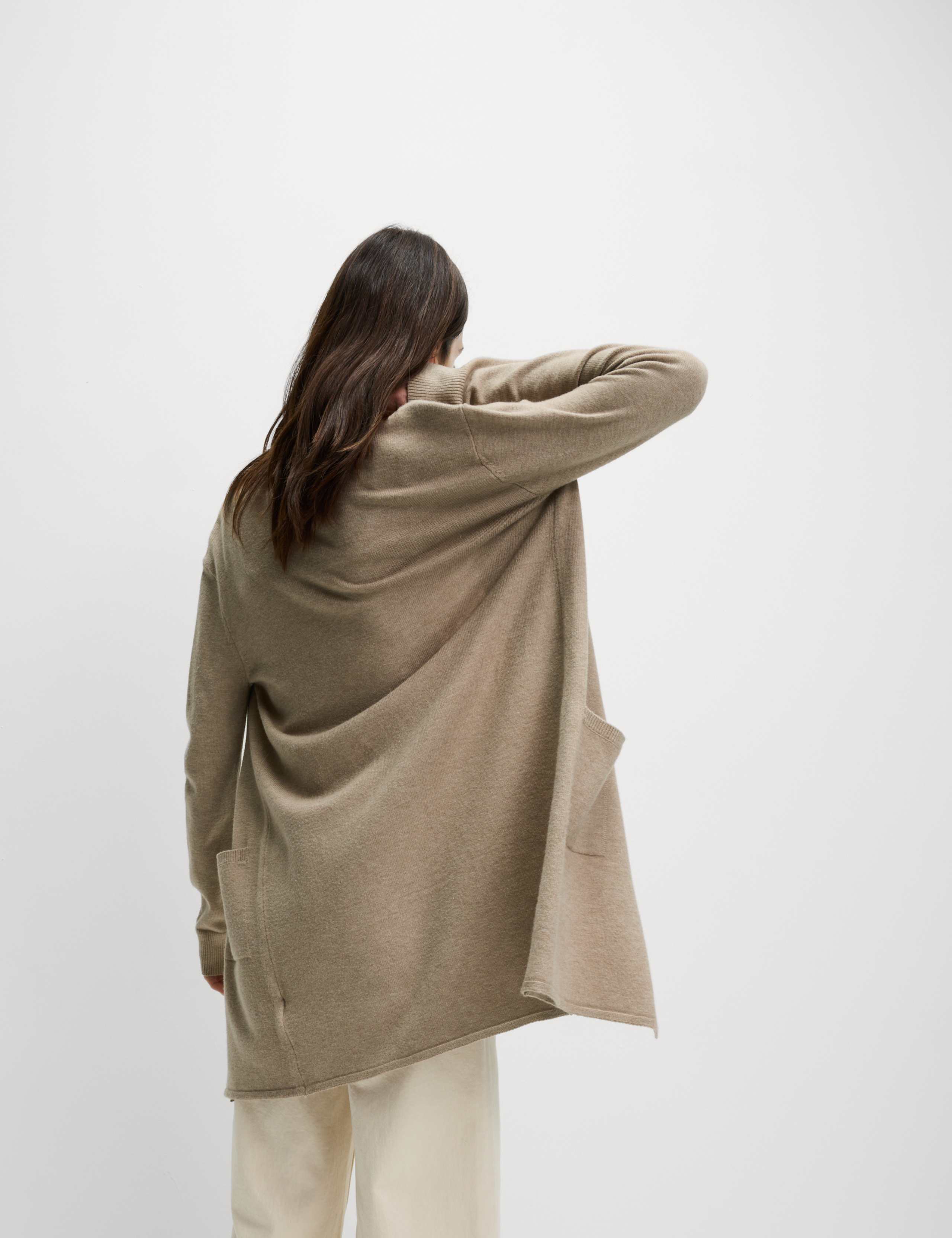 Textured Edge to Edge Longline Cardigan 5 of 7