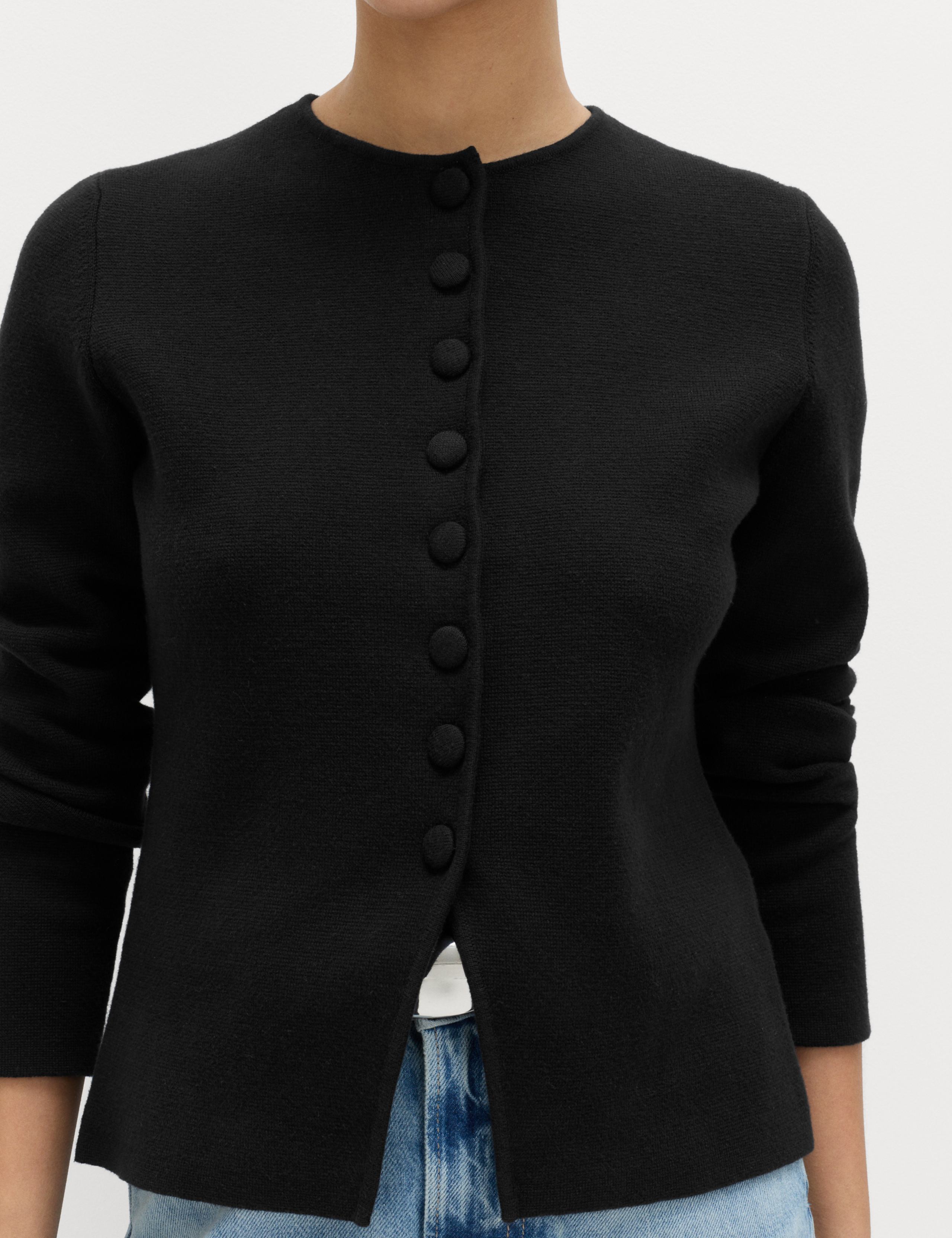 Cotton Rich Slim Fit Knitted Jacket 4 of 6