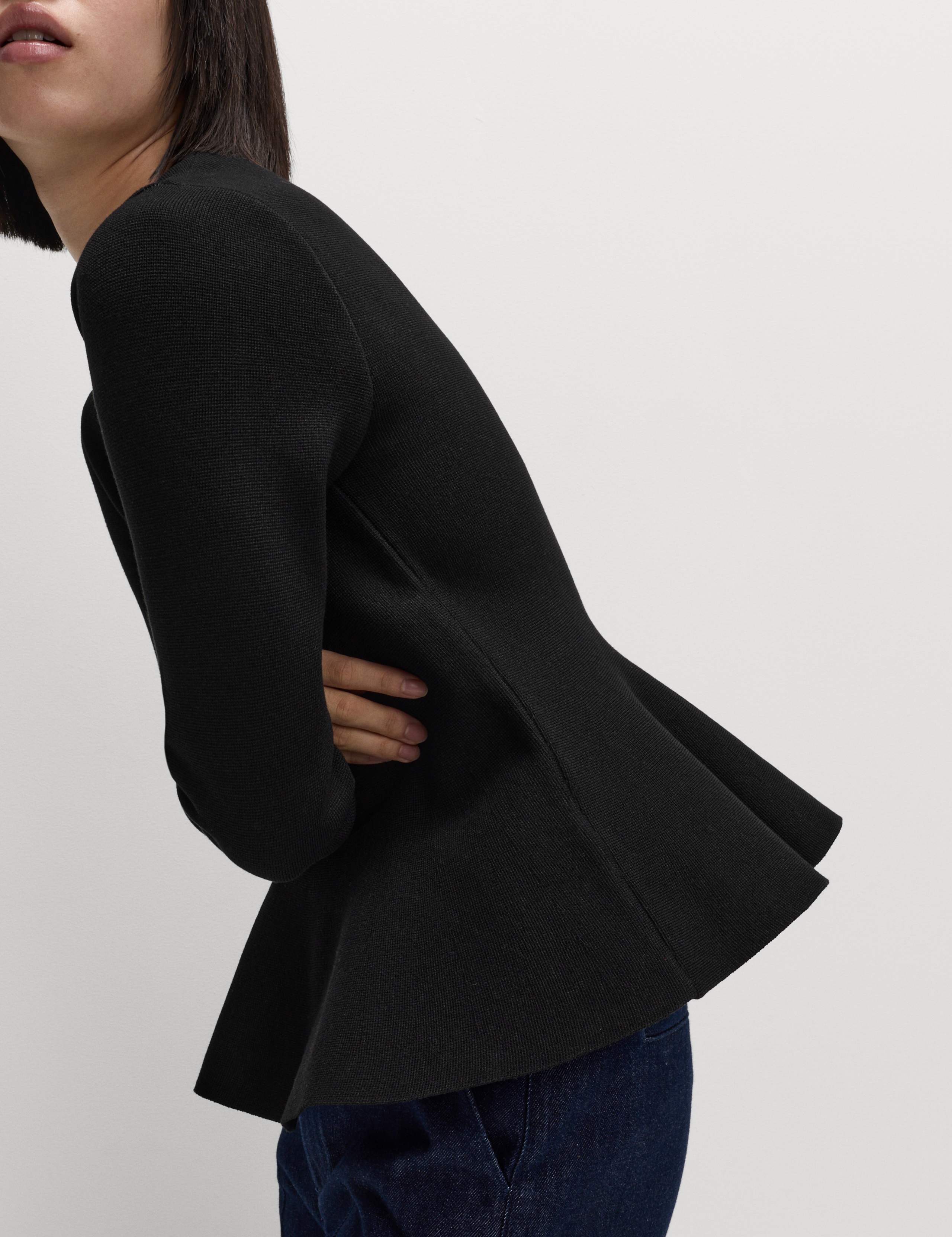 Soft Touch Crew Neck Knitted Top 1 of 6