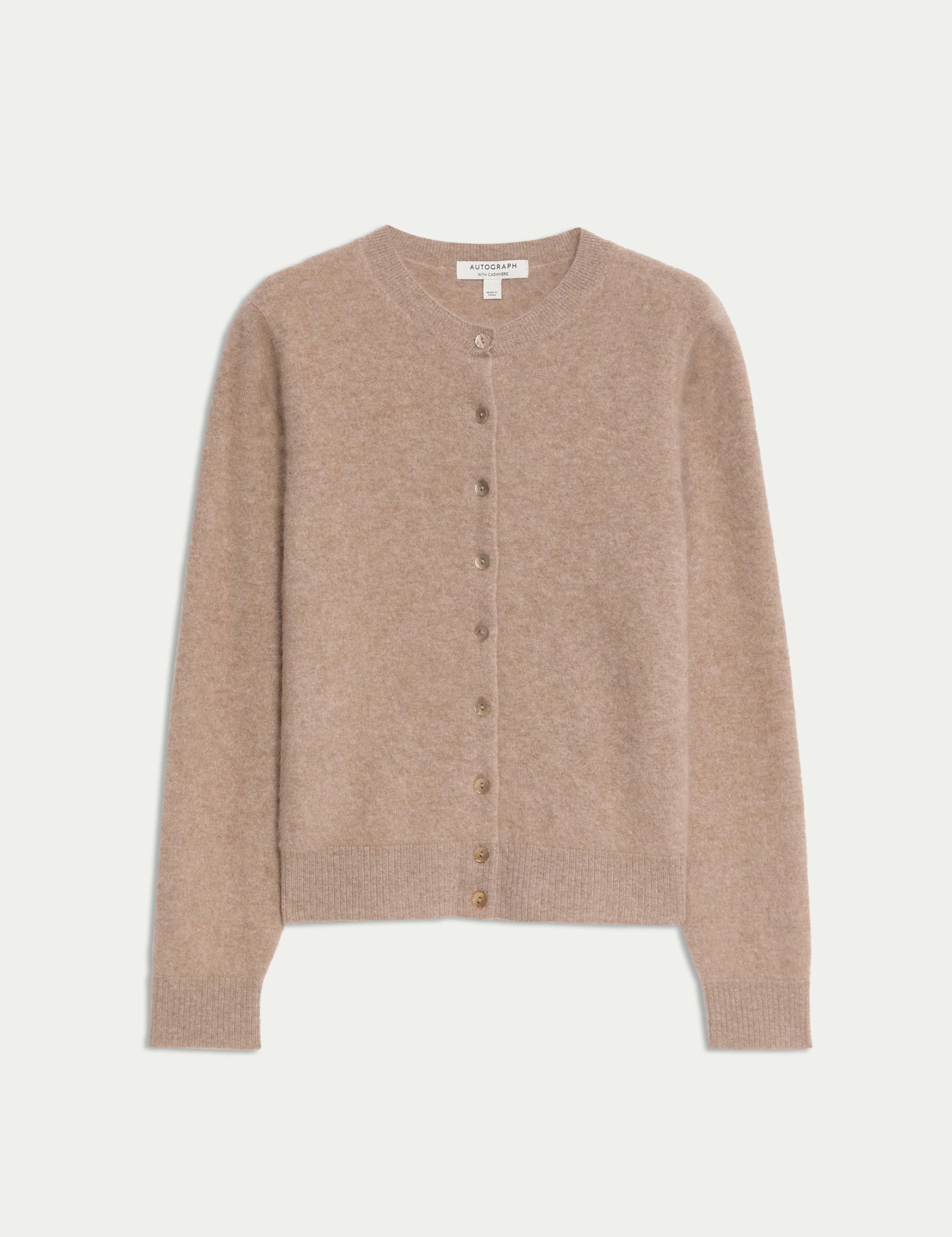 Wool Rich Relaxed Cardigan with Cashmere 2 of 7