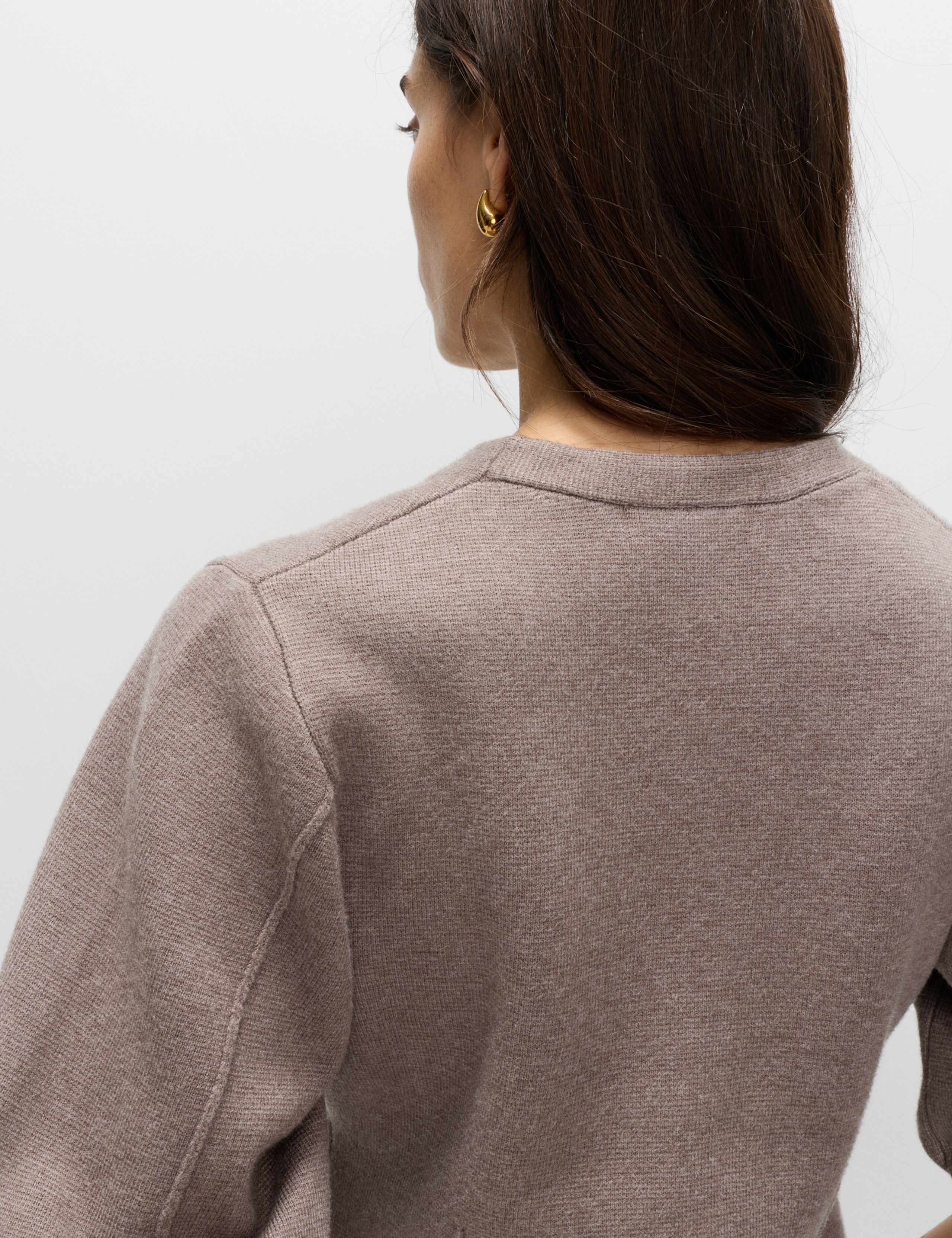 V-Neck Waisted Slim Fit Cardigan 5 of 5