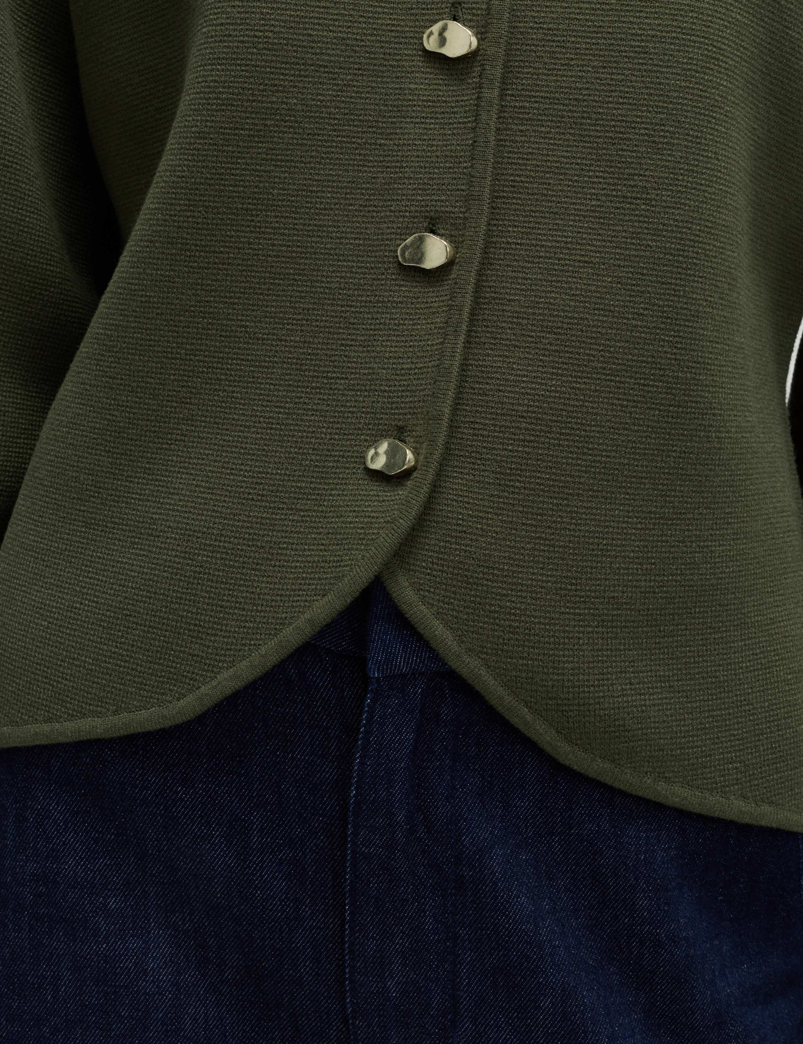 Soft Touch Waisted Fitted Cardigan 3 of 5