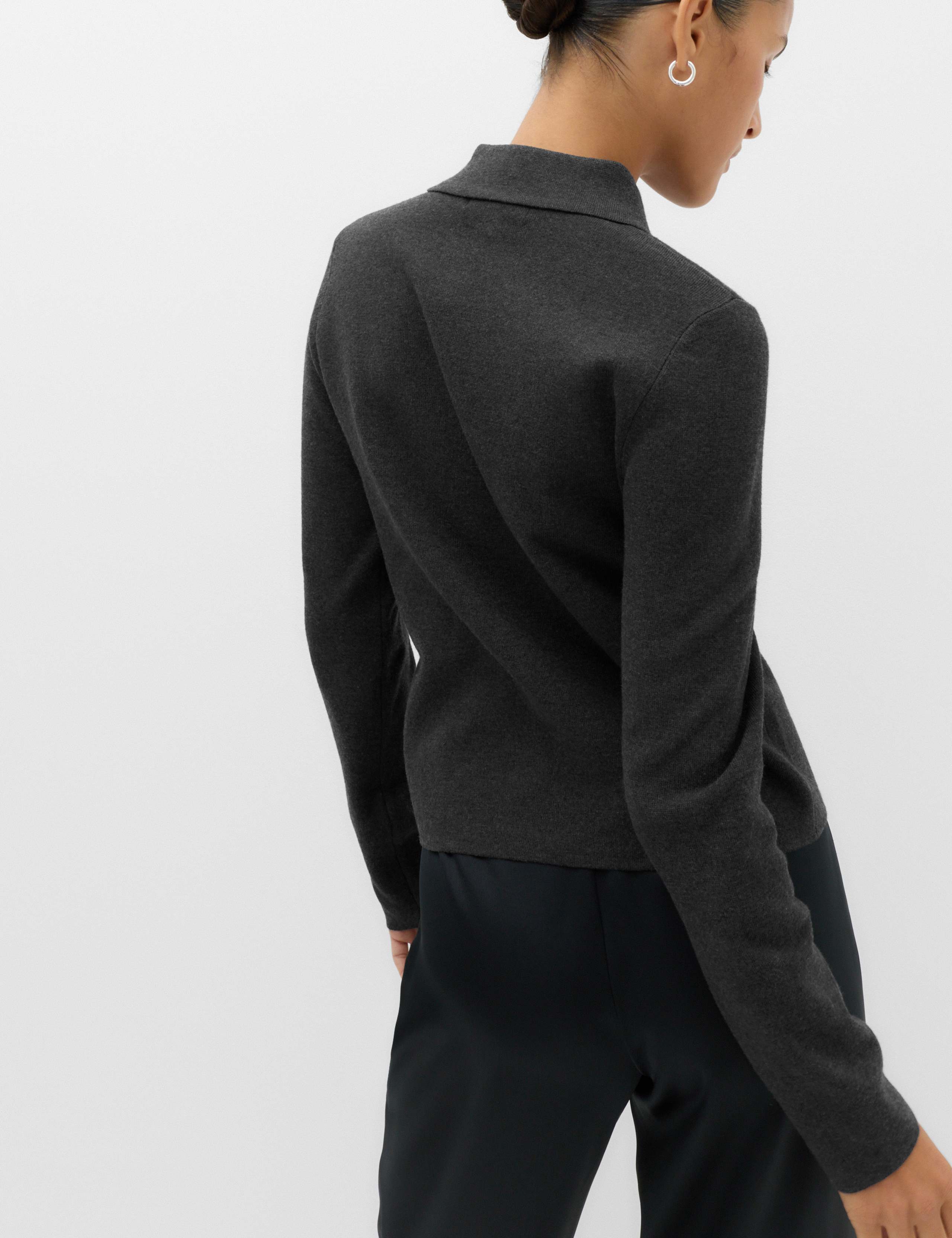 Embellished Collared Cardigan With Wool 4 of 5