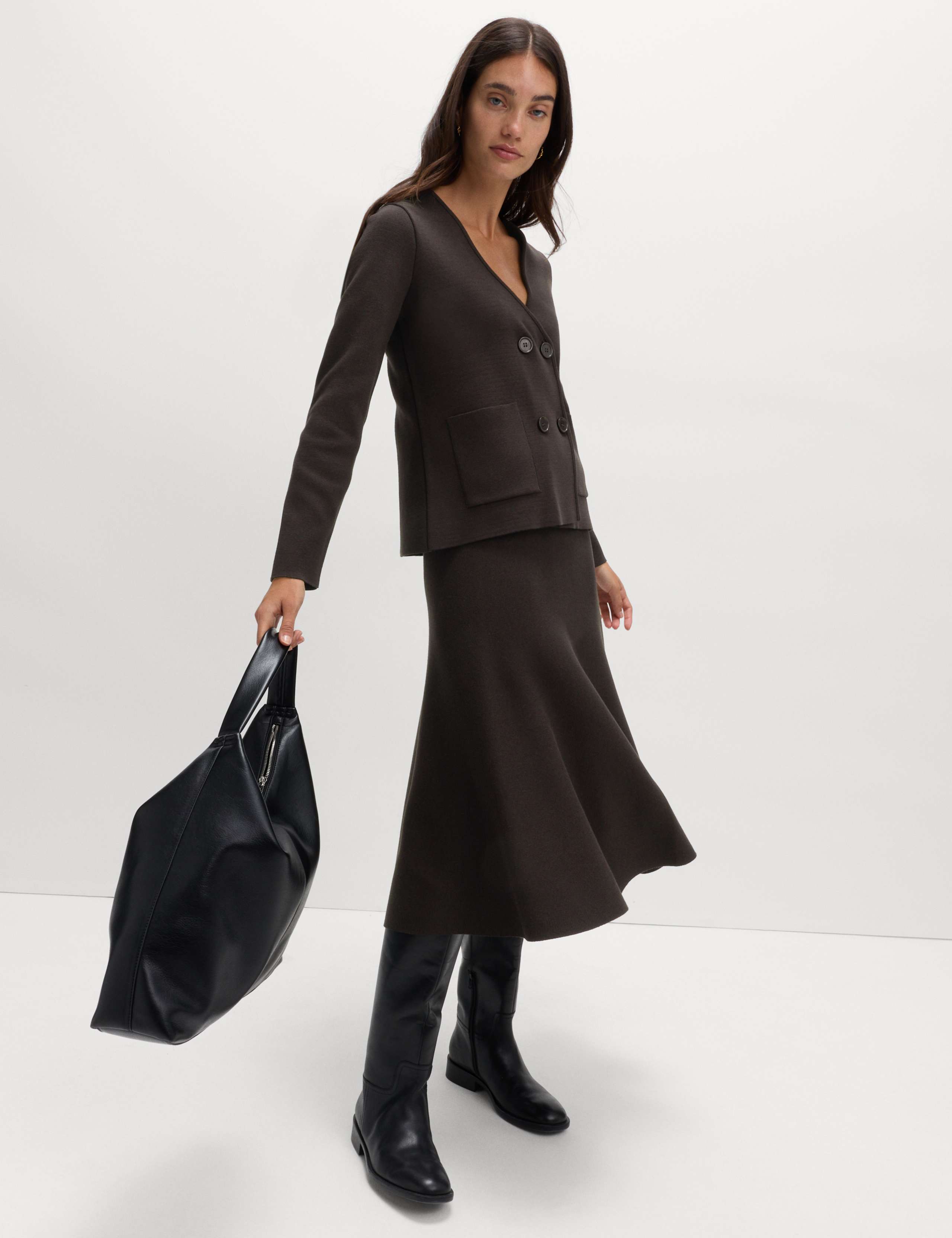 Soft Touch Knitted Midi Skirt 3 of 6