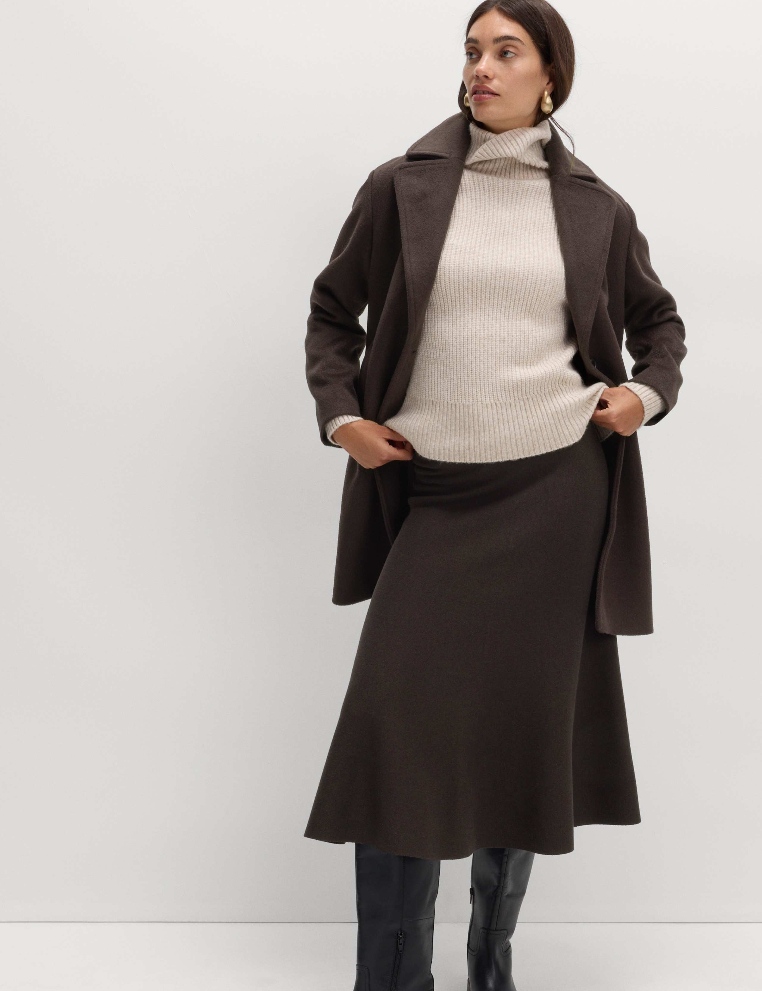 Soft Touch Knitted Midi Skirt 5 of 6