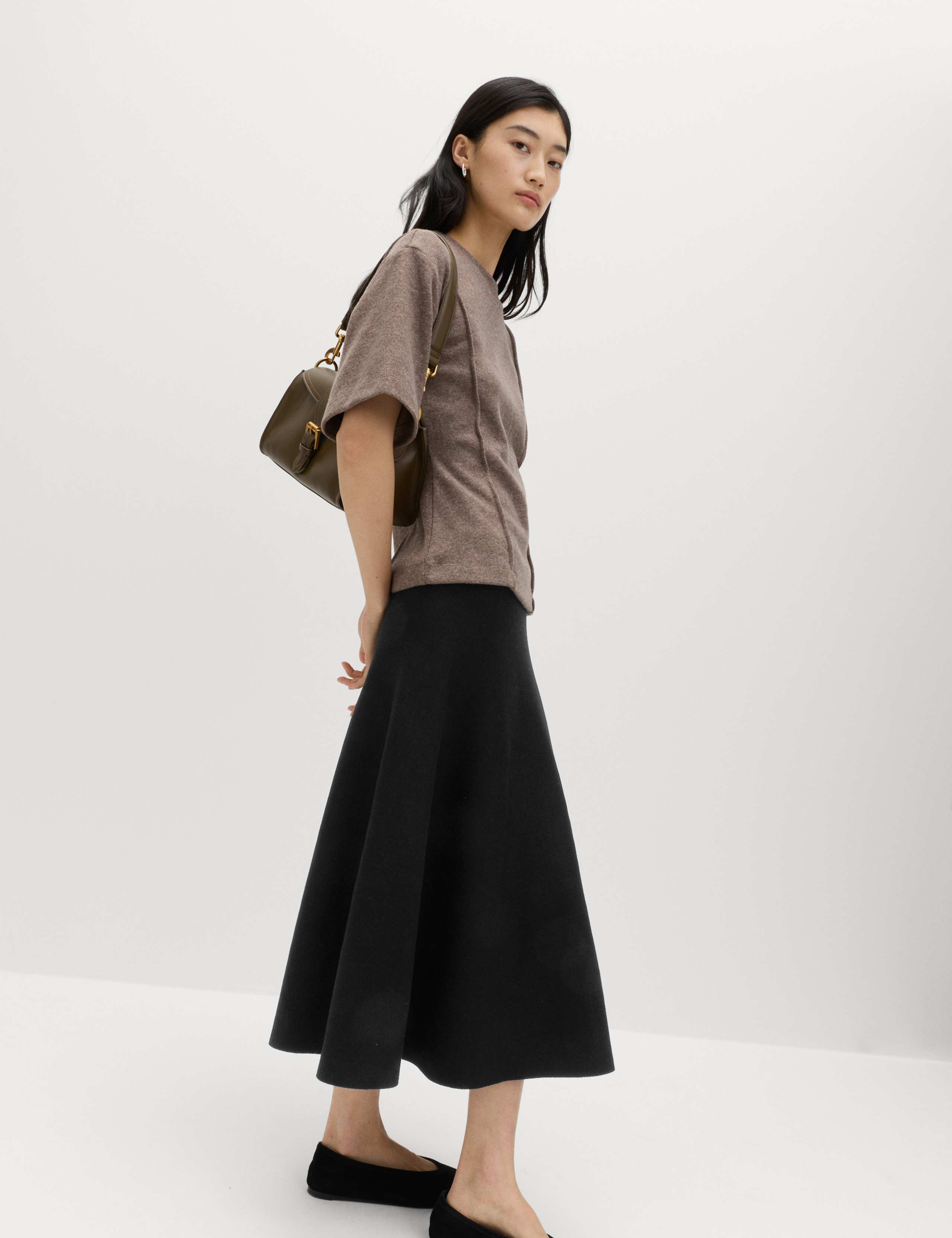 Soft Touch Knitted Midi Skirt 5 of 5
