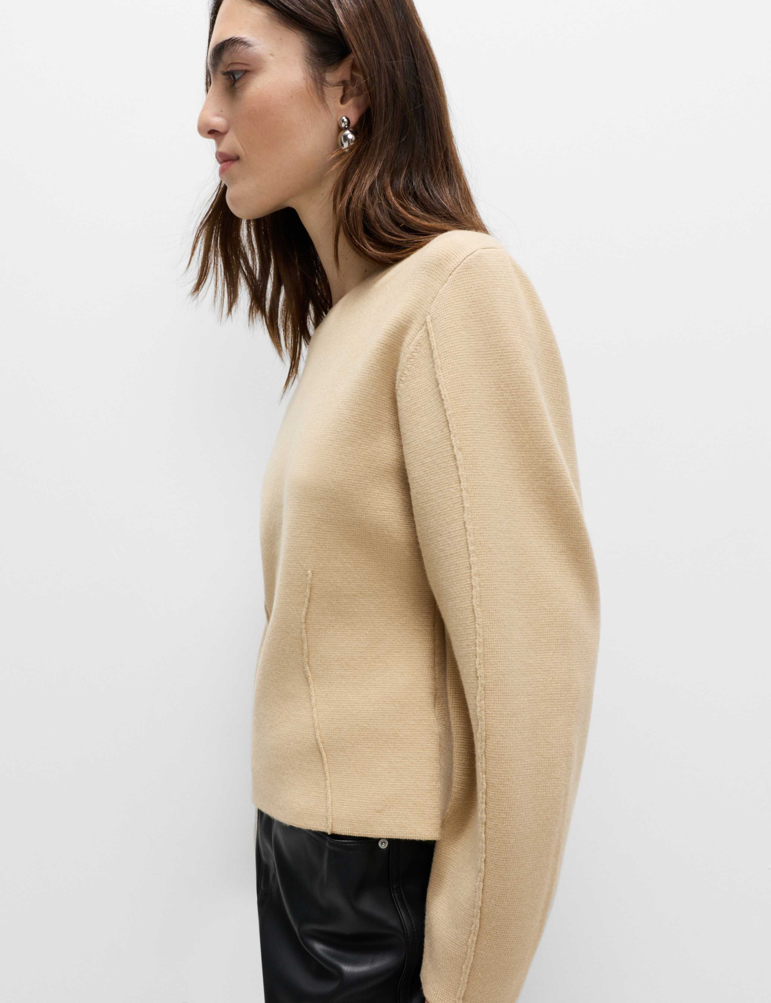 Soft Touch Waisted Slim Fit Jumper 1 of 5