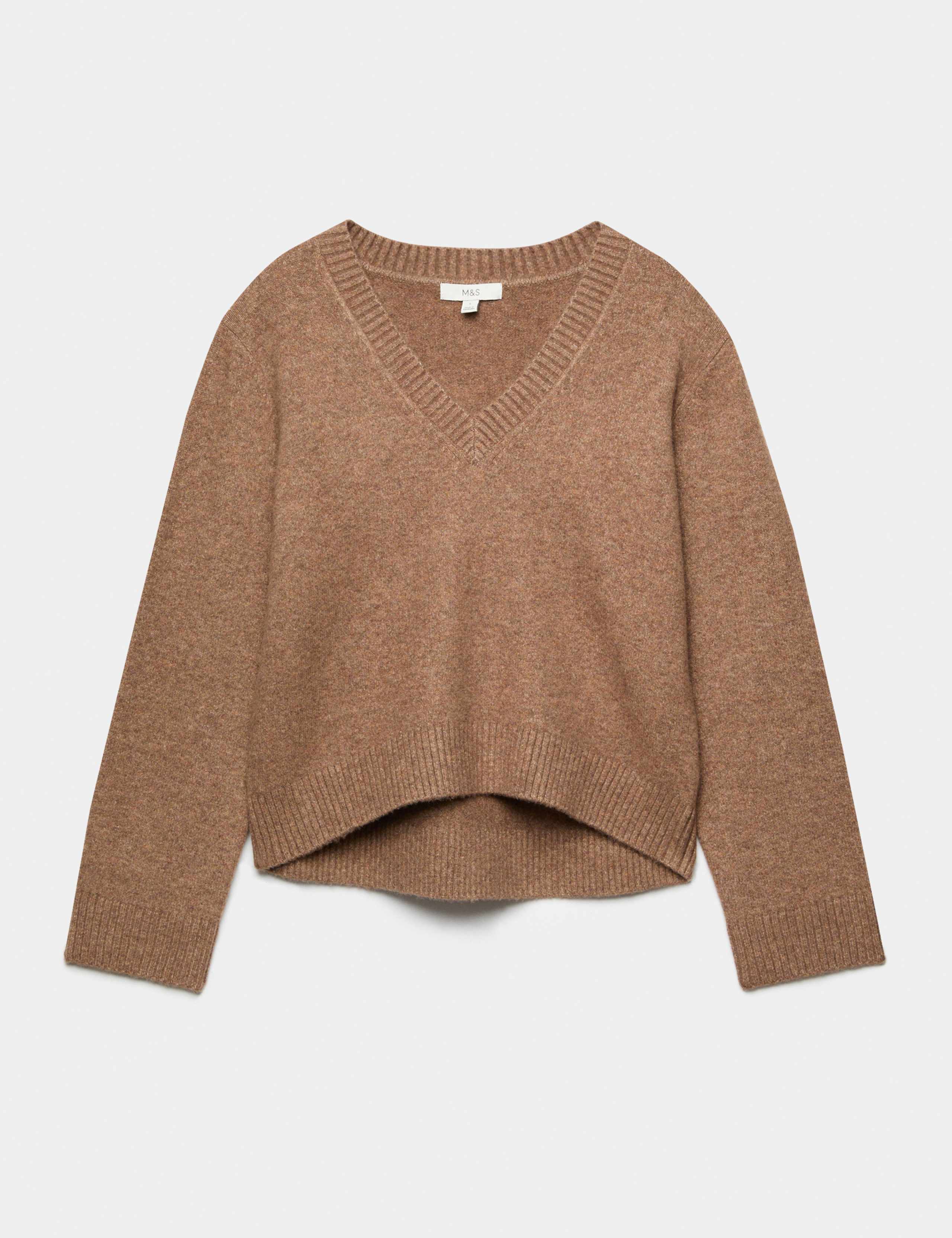 V-Neck Relaxed Jumper With Wool 2 of 5