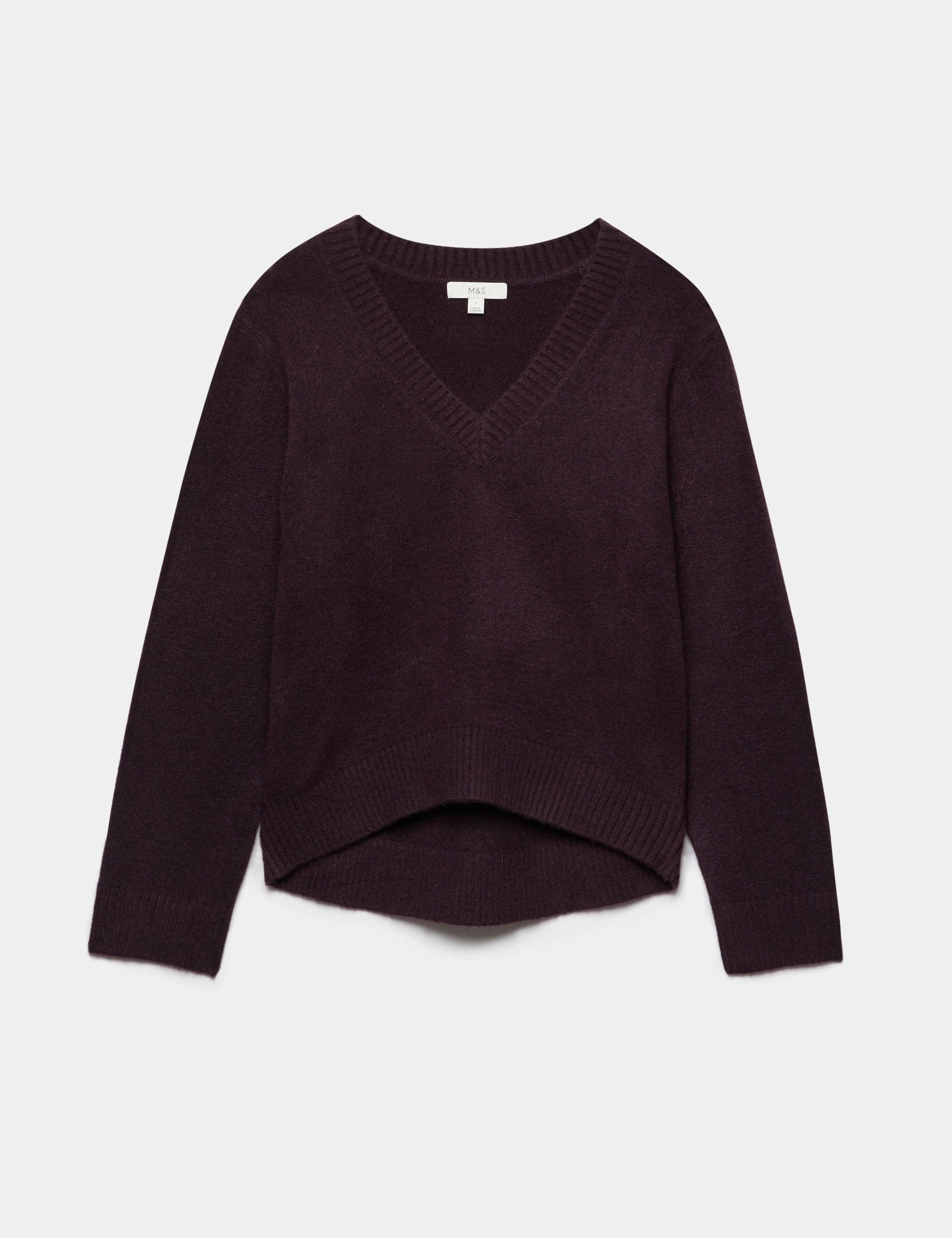 V-Neck Relaxed Jumper With Wool 2 of 6